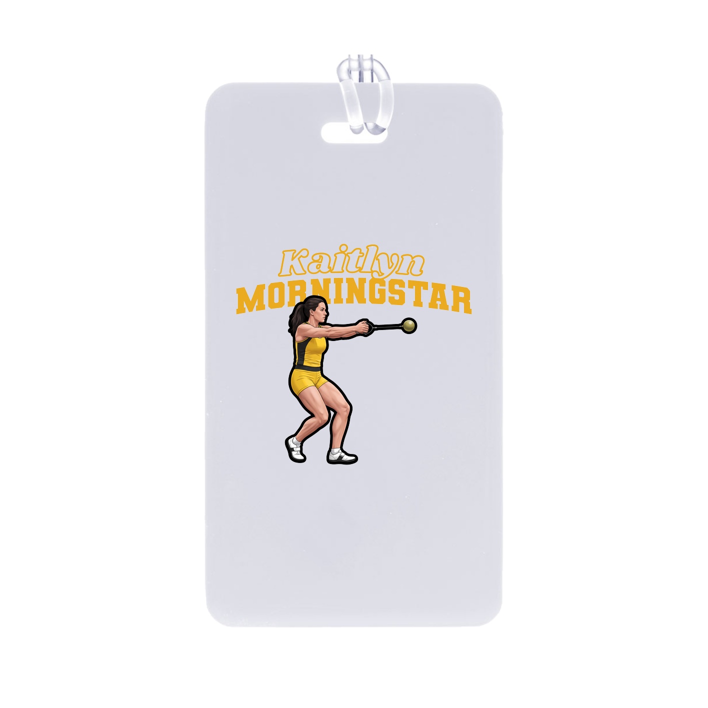 Bag Tag — Name Arch in Classic