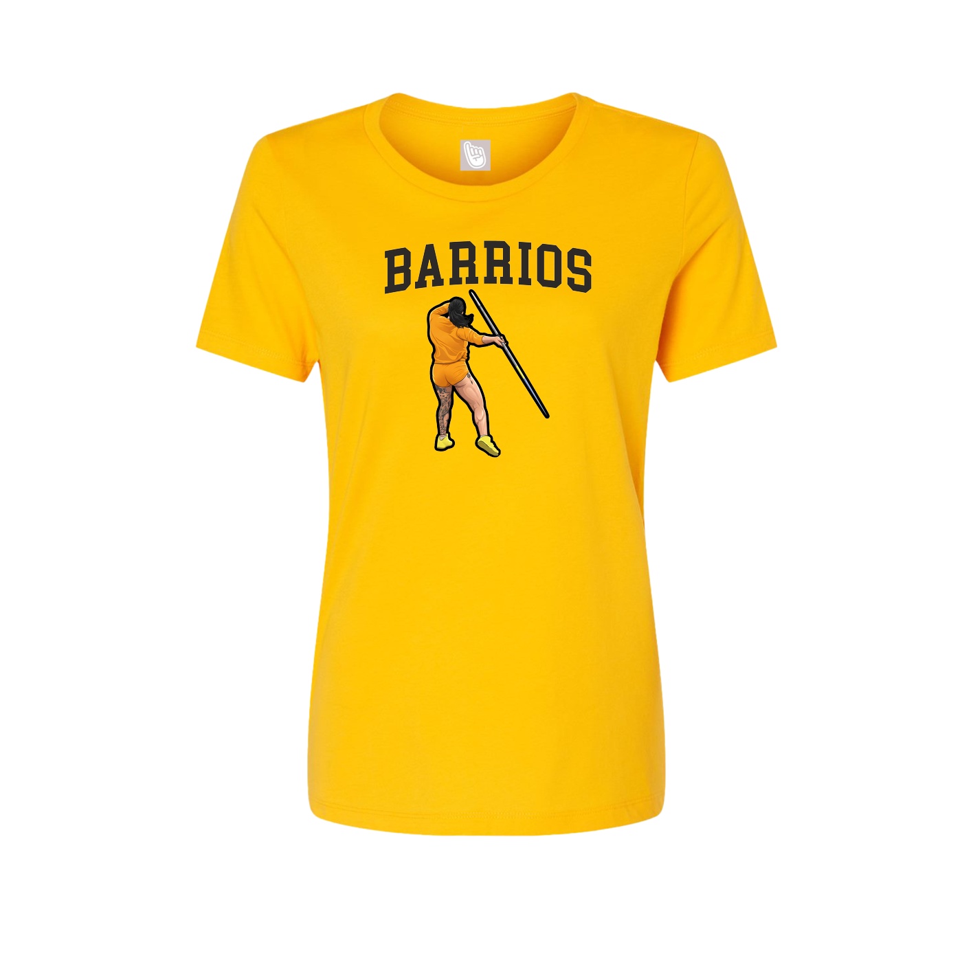 Fitted Women's Tee — Shirsey in Gold