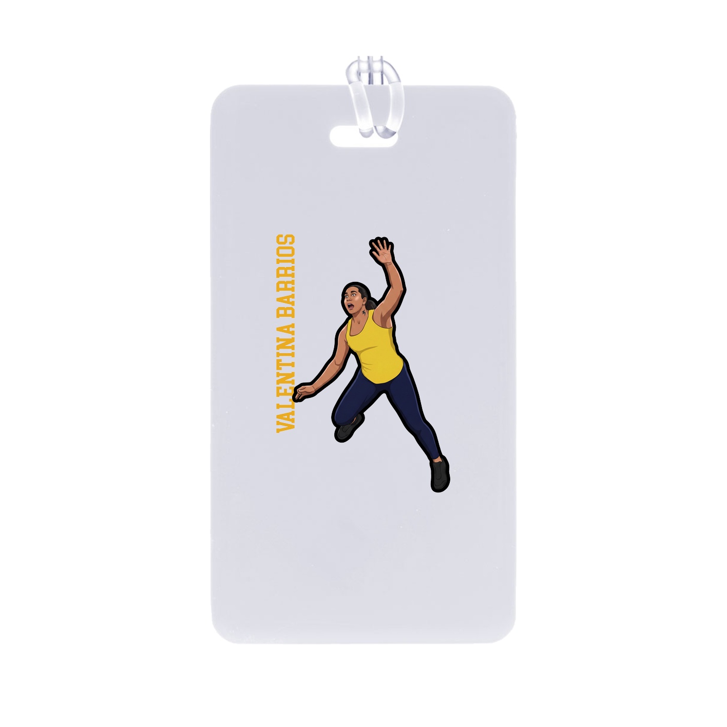 Bag Tag — Name Vertical in Classic