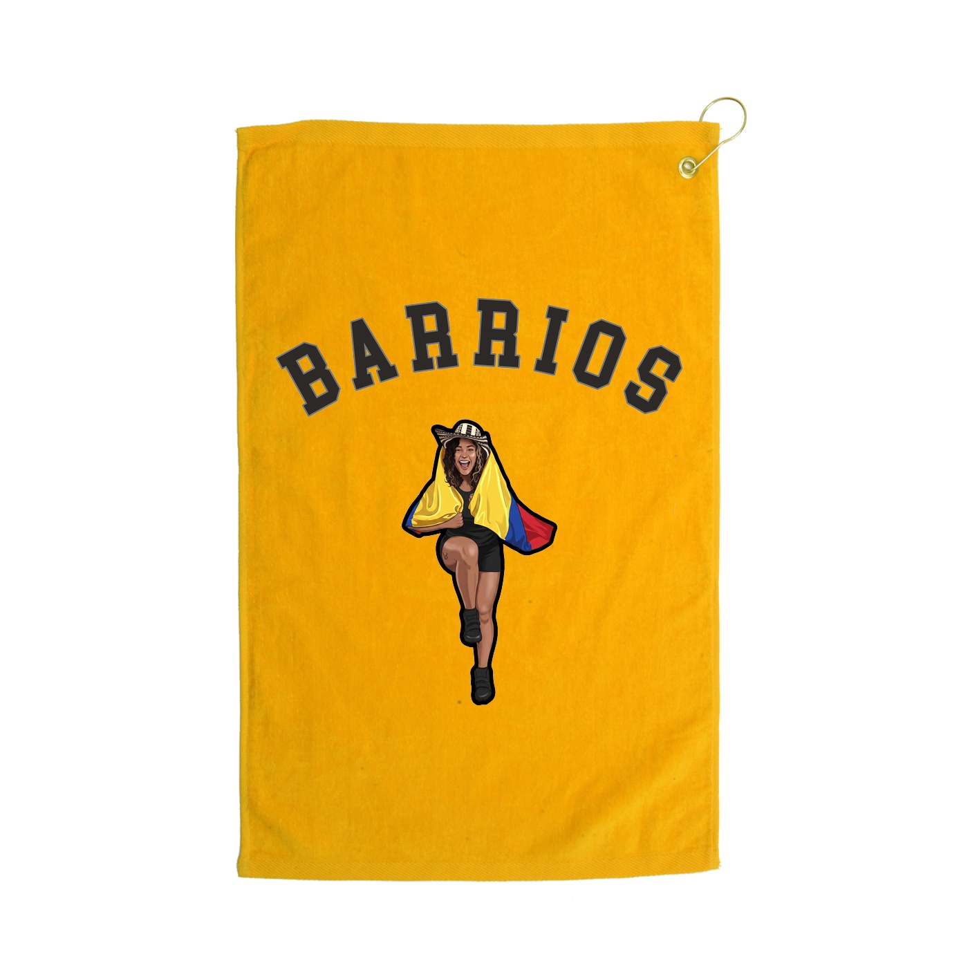 Golf Towel — Shirsey Arch in Gold