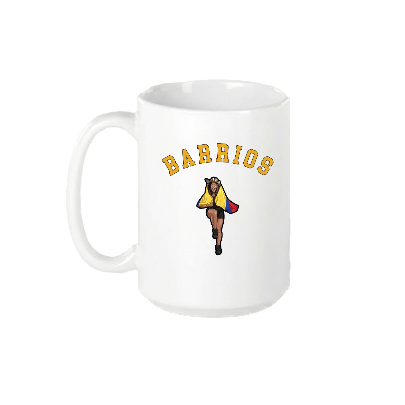 15oz Coffee Mug — Shirsey Arch in White