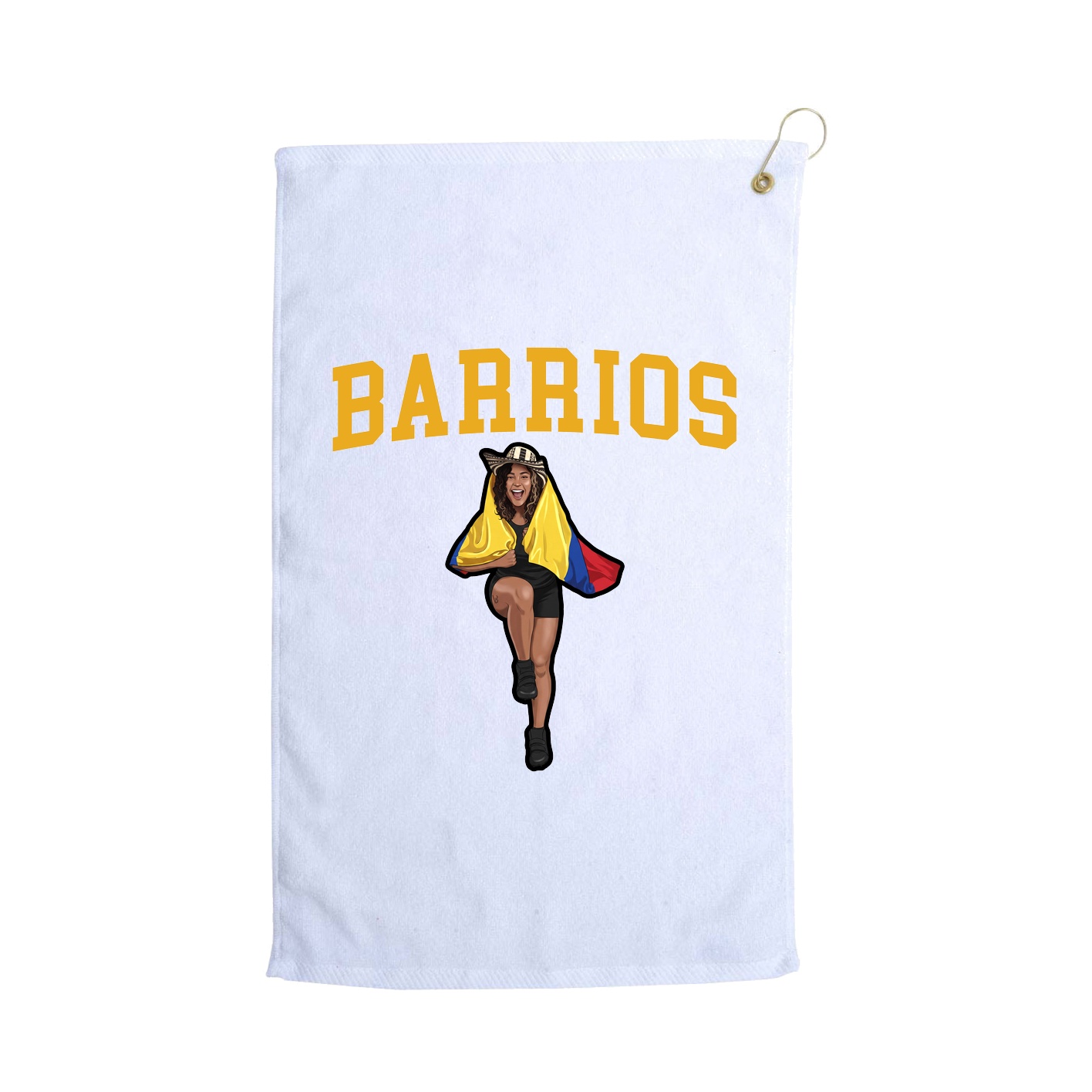 Golf Towel — Shirsey in White
