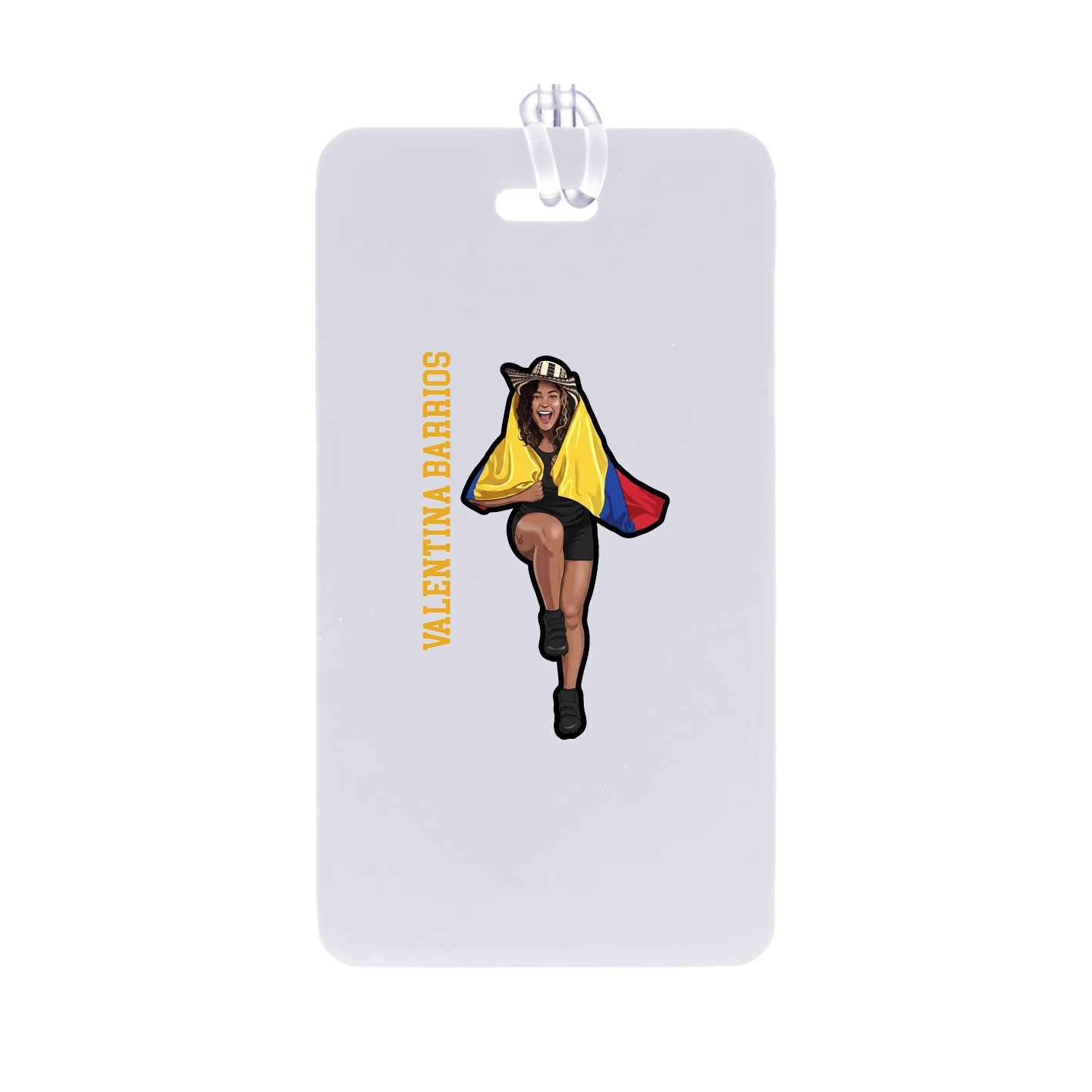 Bag Tag — Name Vertical in Classic