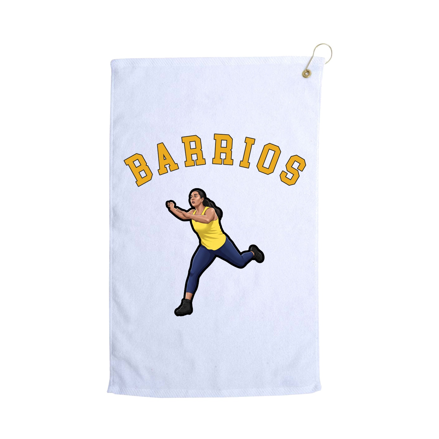 Golf Towel — Shirsey Arch in White