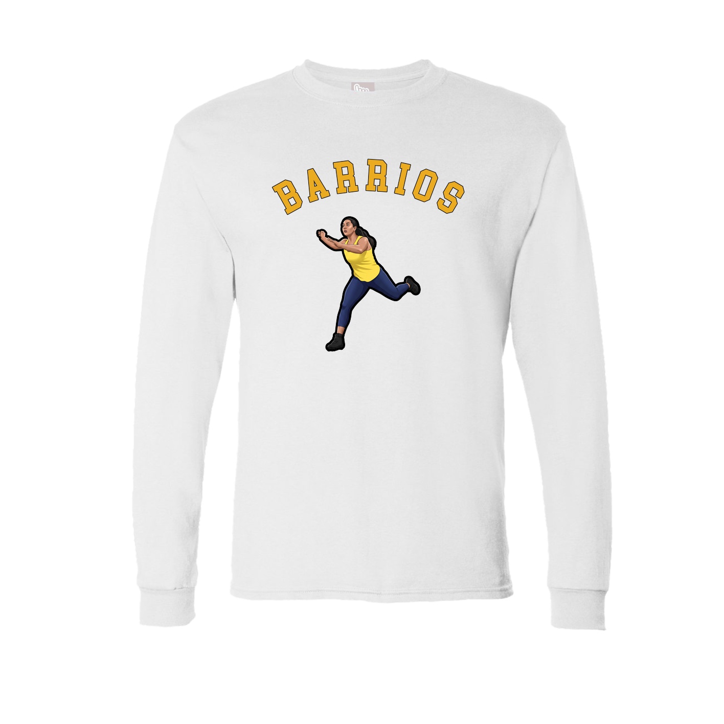 Long Sleeve Tee — Shirsey Arch in White