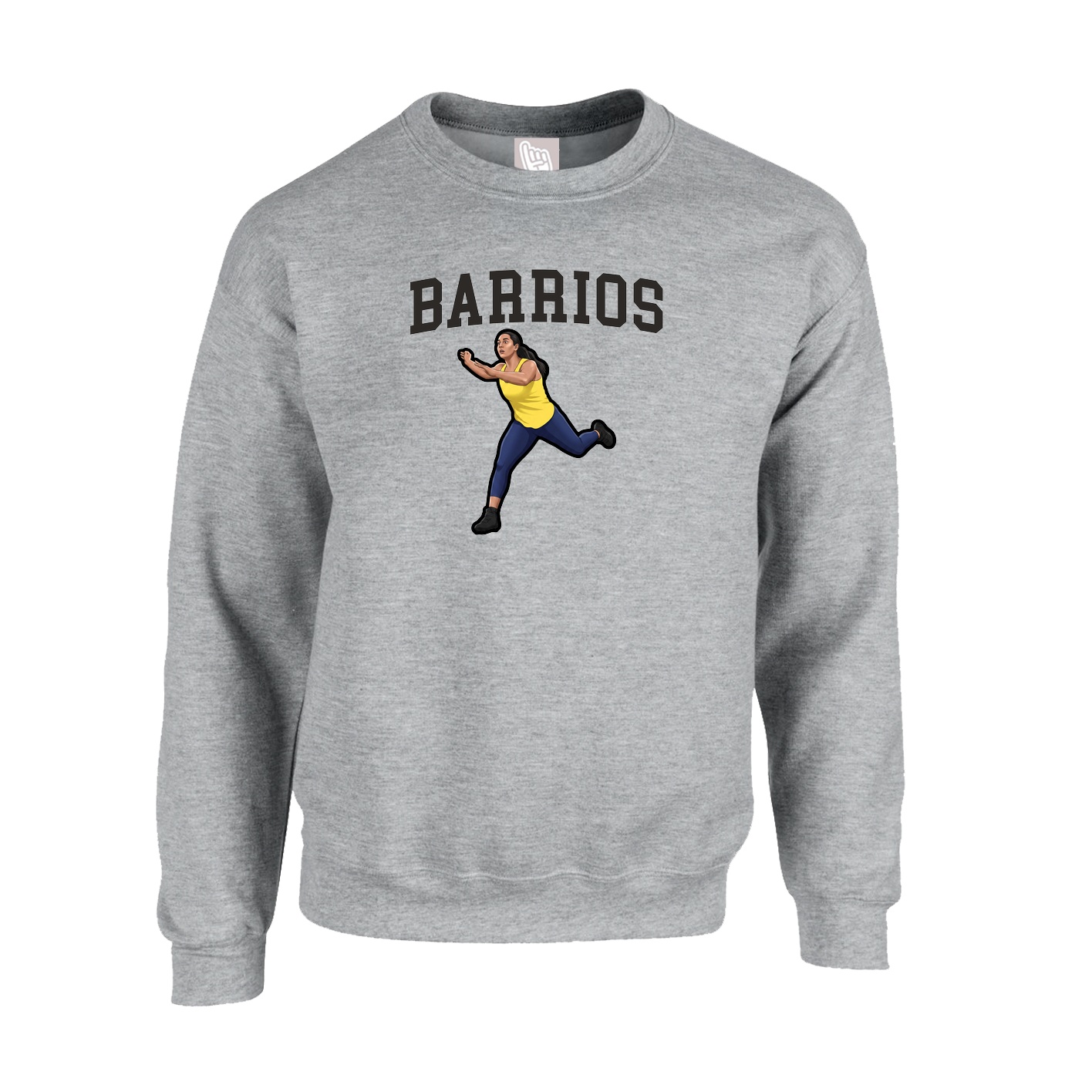 Fleece Crew — Shirsey in Grey