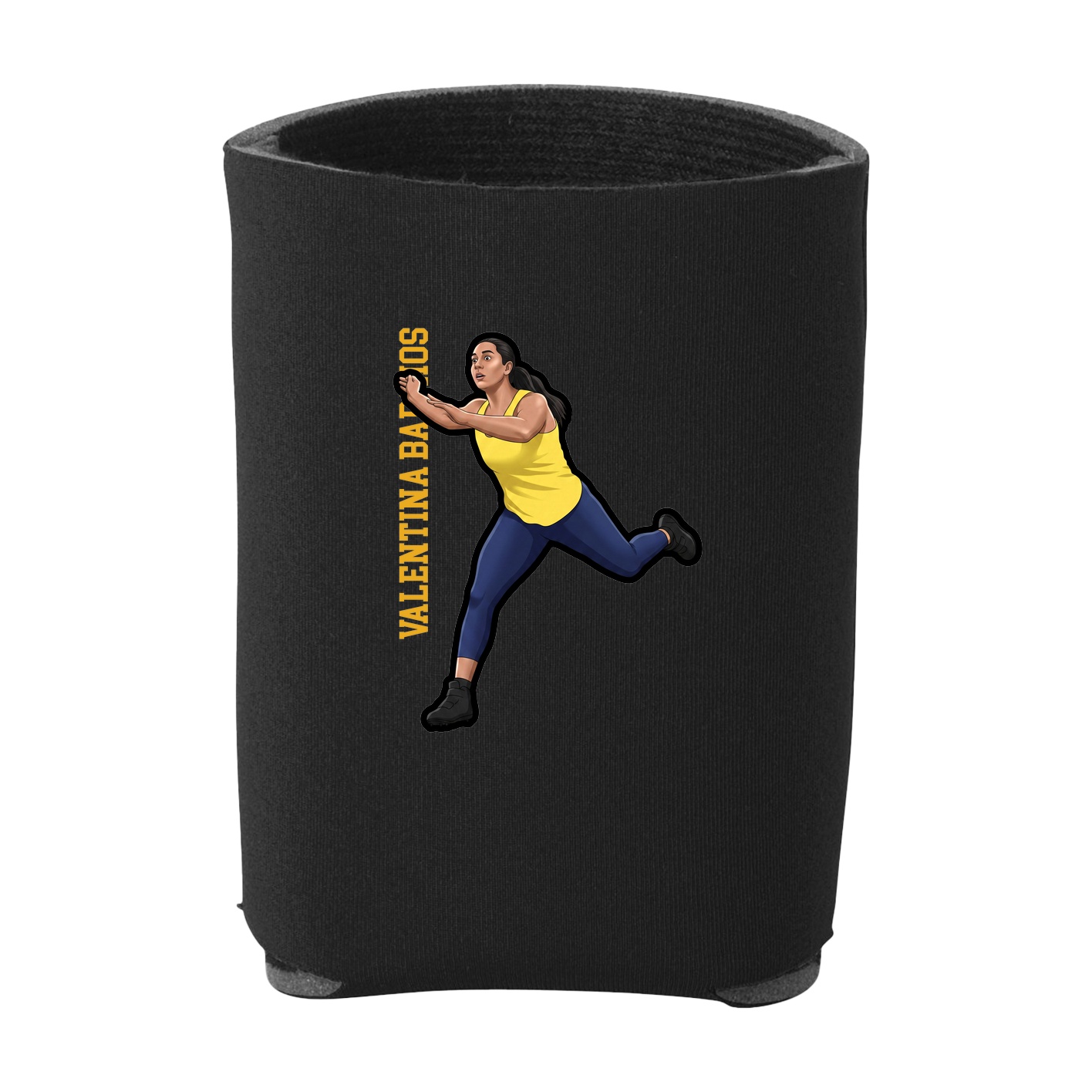 Can Holder — Name Vertical in Black