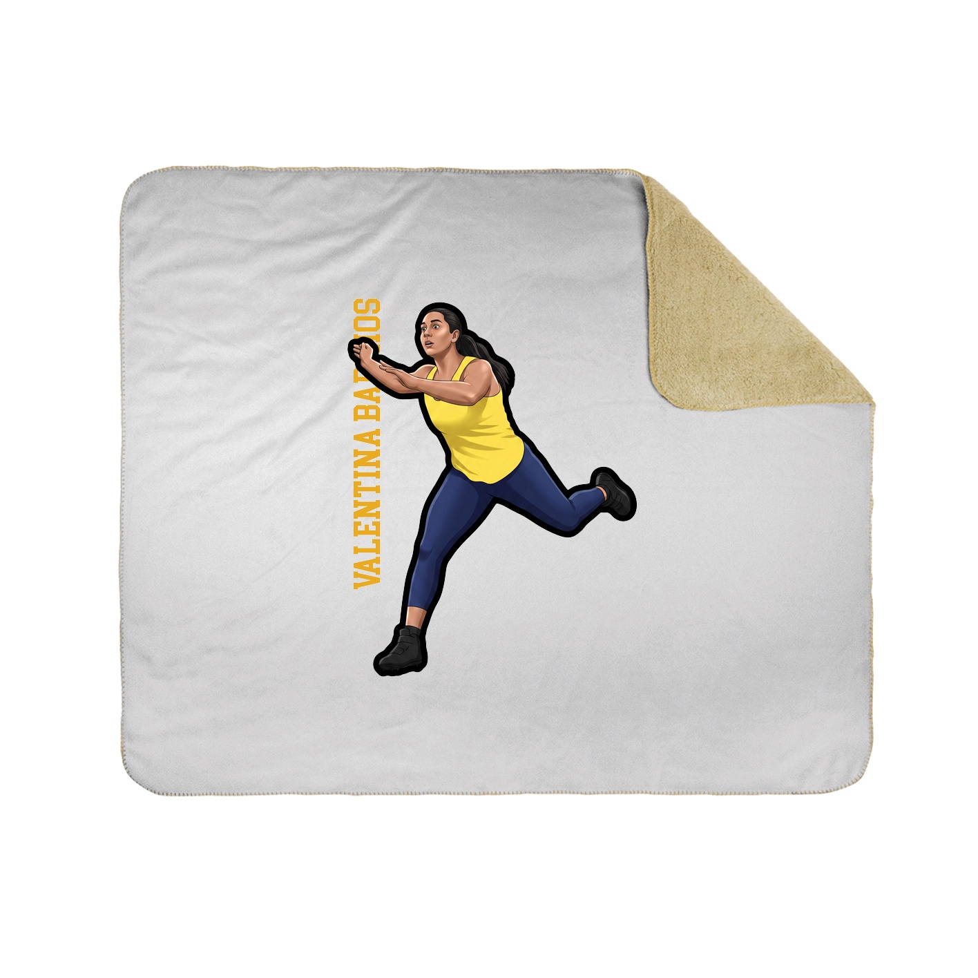 50x60 Sherpa Lined Throw Blanket