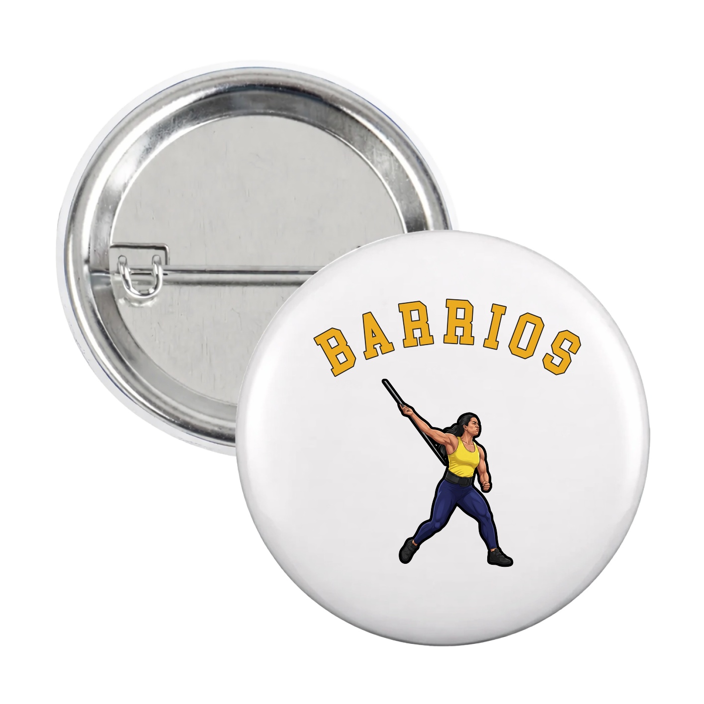 Game Day Button — Shirsey Arch in White