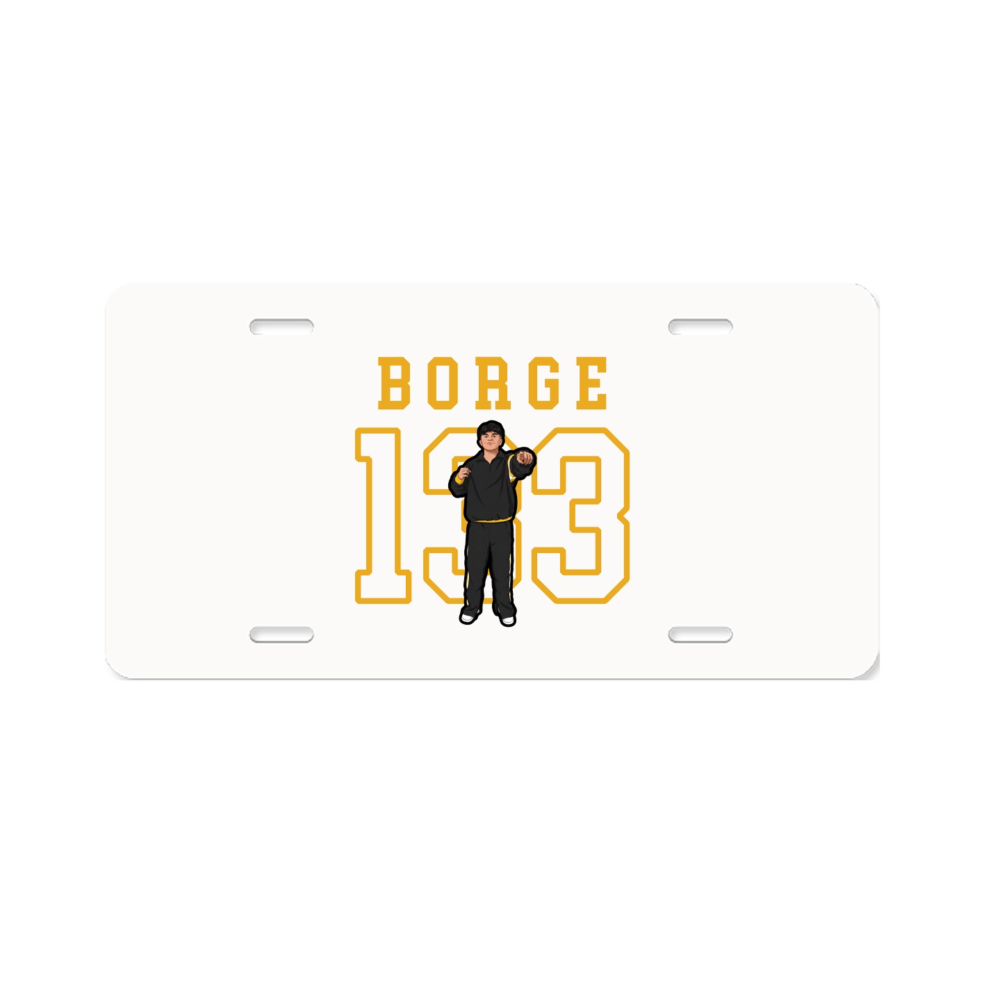 Aluminum License Plate