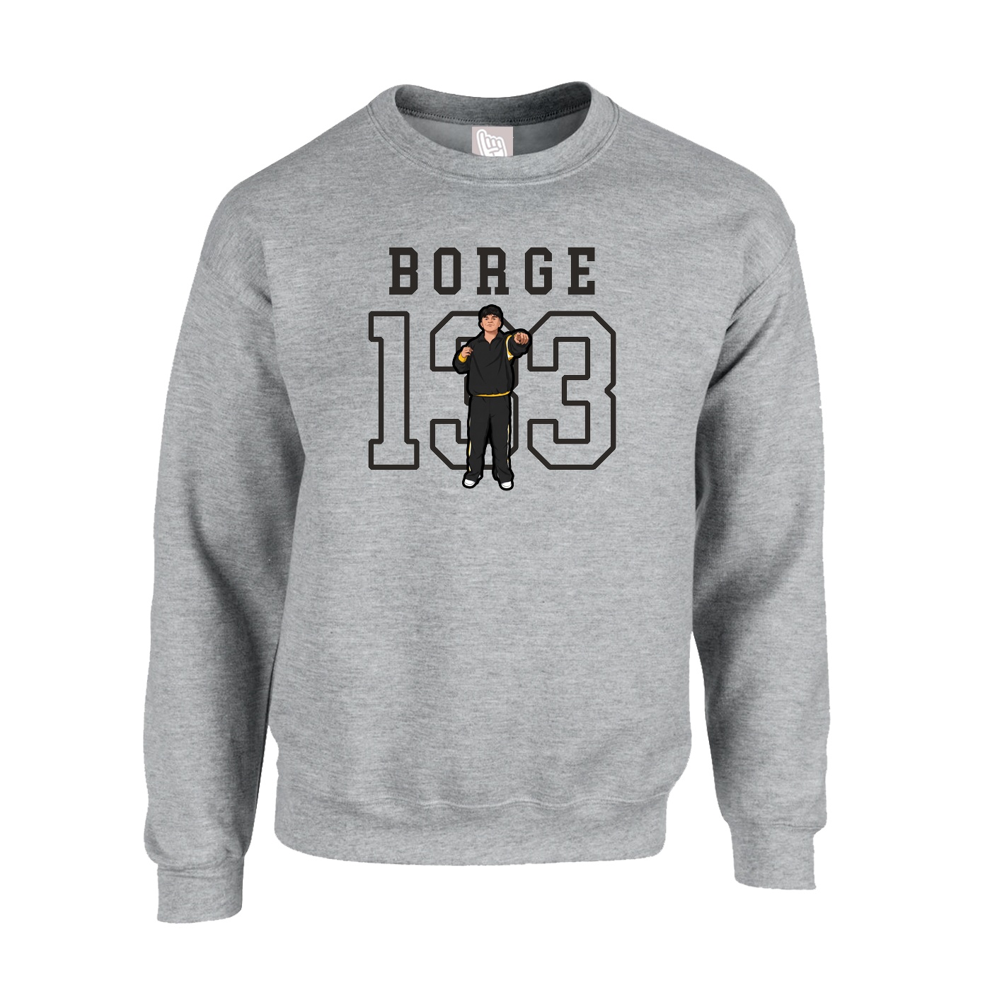 Fleece Crew — Shirsey in Grey