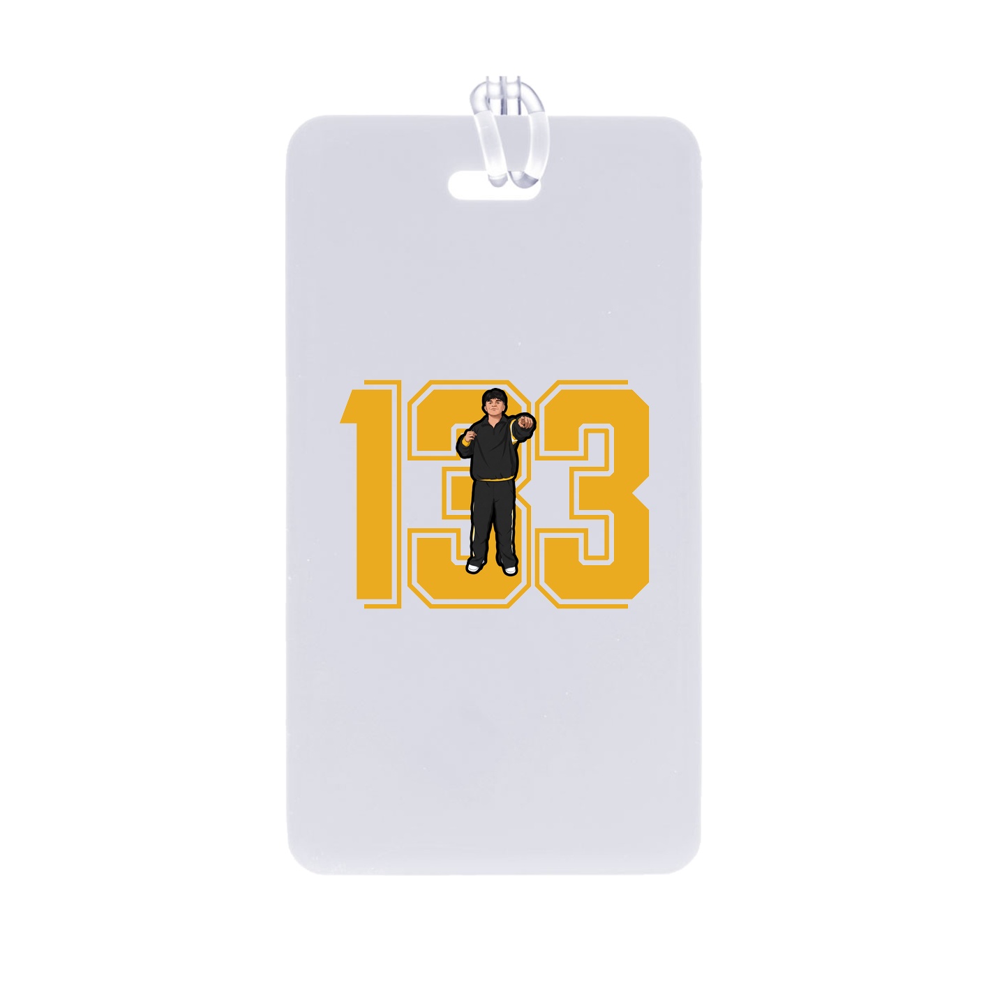 Bag Tag — Number in Classic