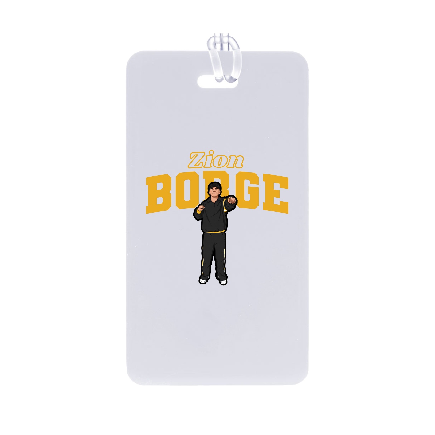 Bag Tag — Name Arch in Classic