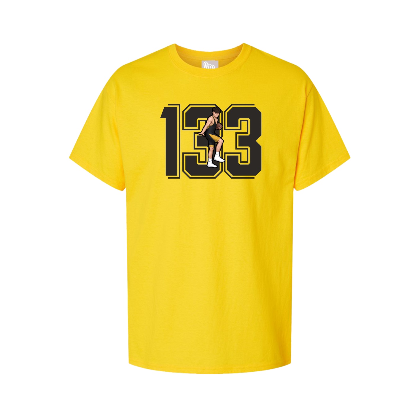 Youth Tee — Number in Gold