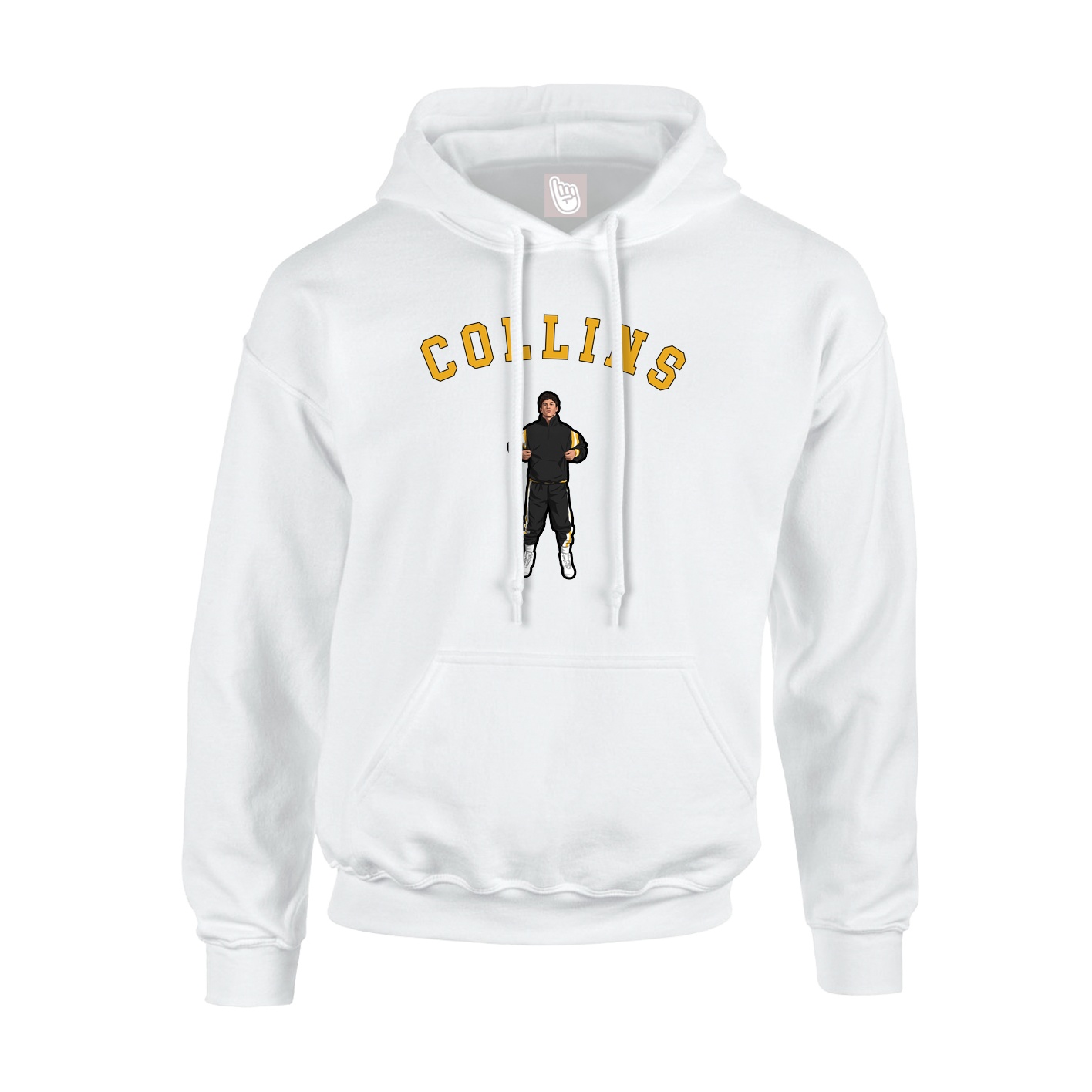 Youth Hoodie — Shirsey Arch in White