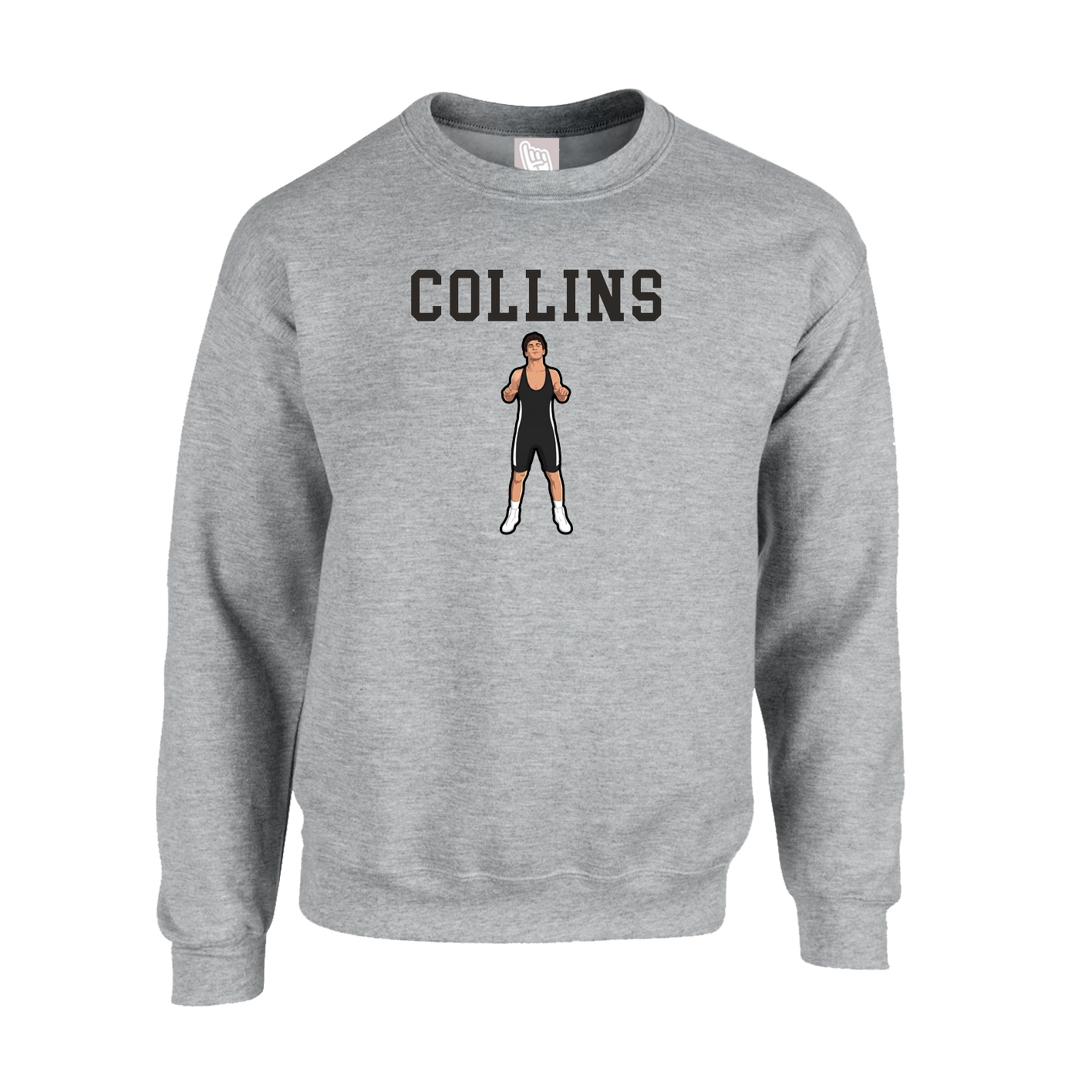 Fleece Crew — Shirsey in Grey