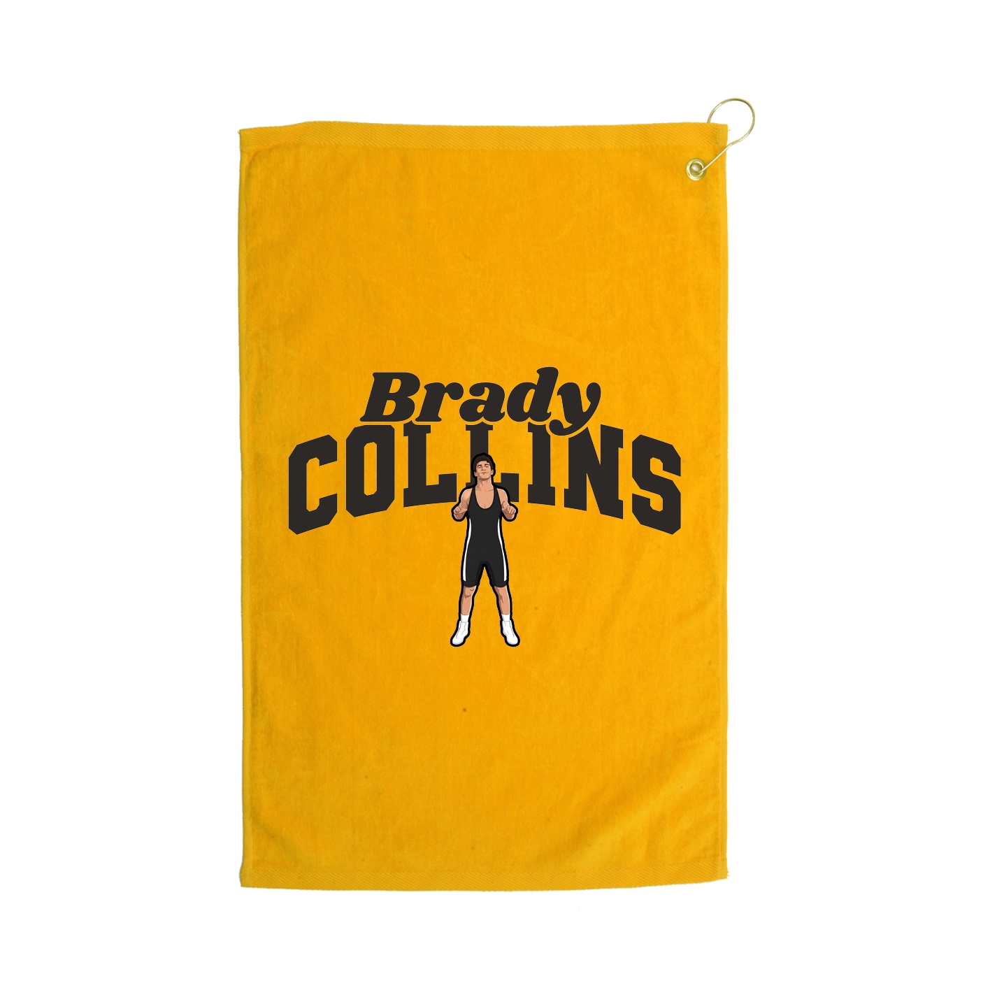 Golf Towel — Signature Arch in Gold