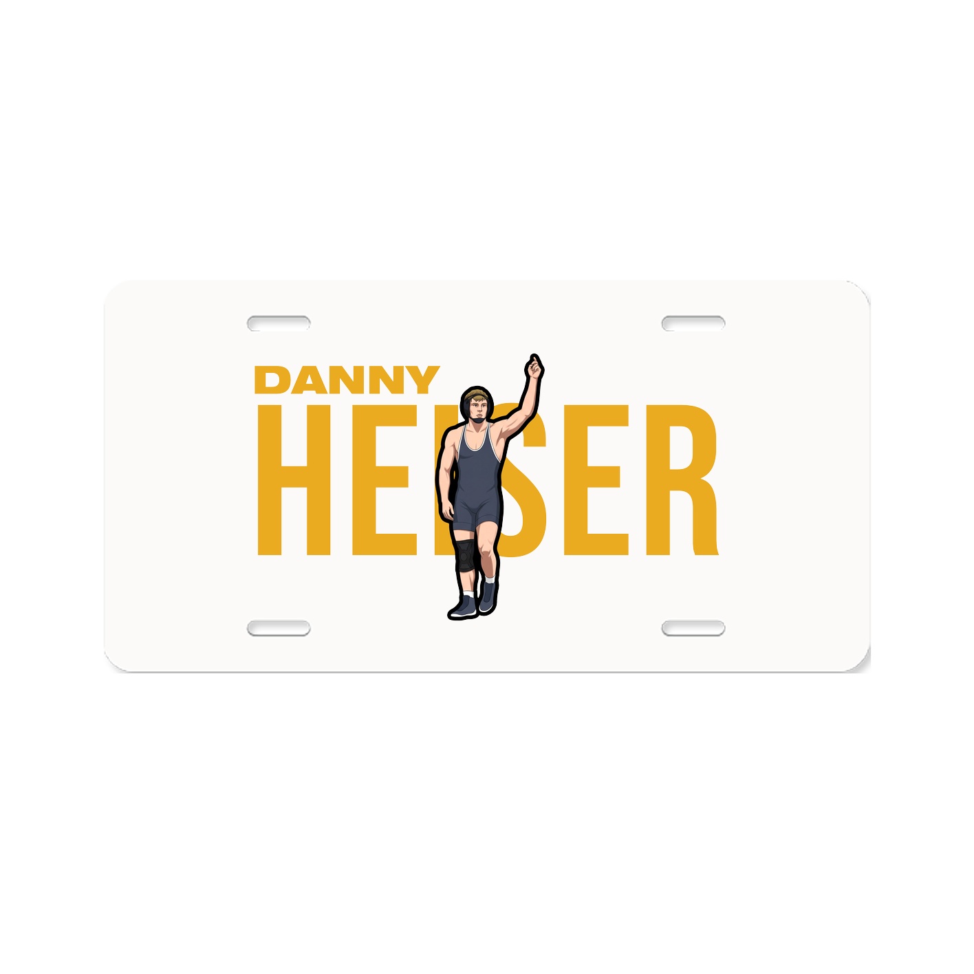 License Plate — Player Name in Classic