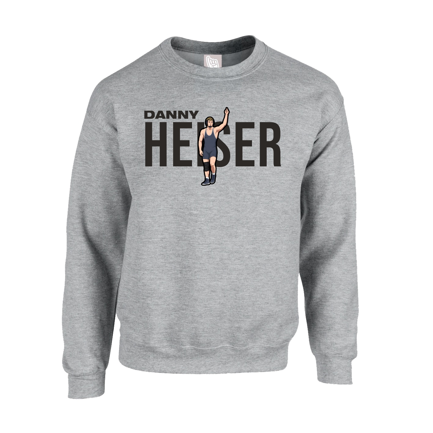 Fleece Crew — Player Name in Grey