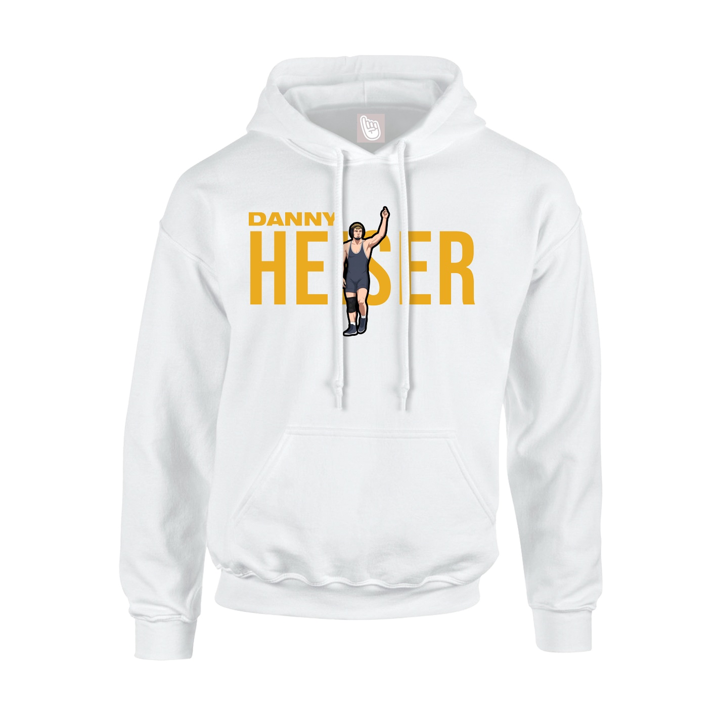Youth Hoodie — Player Name in White