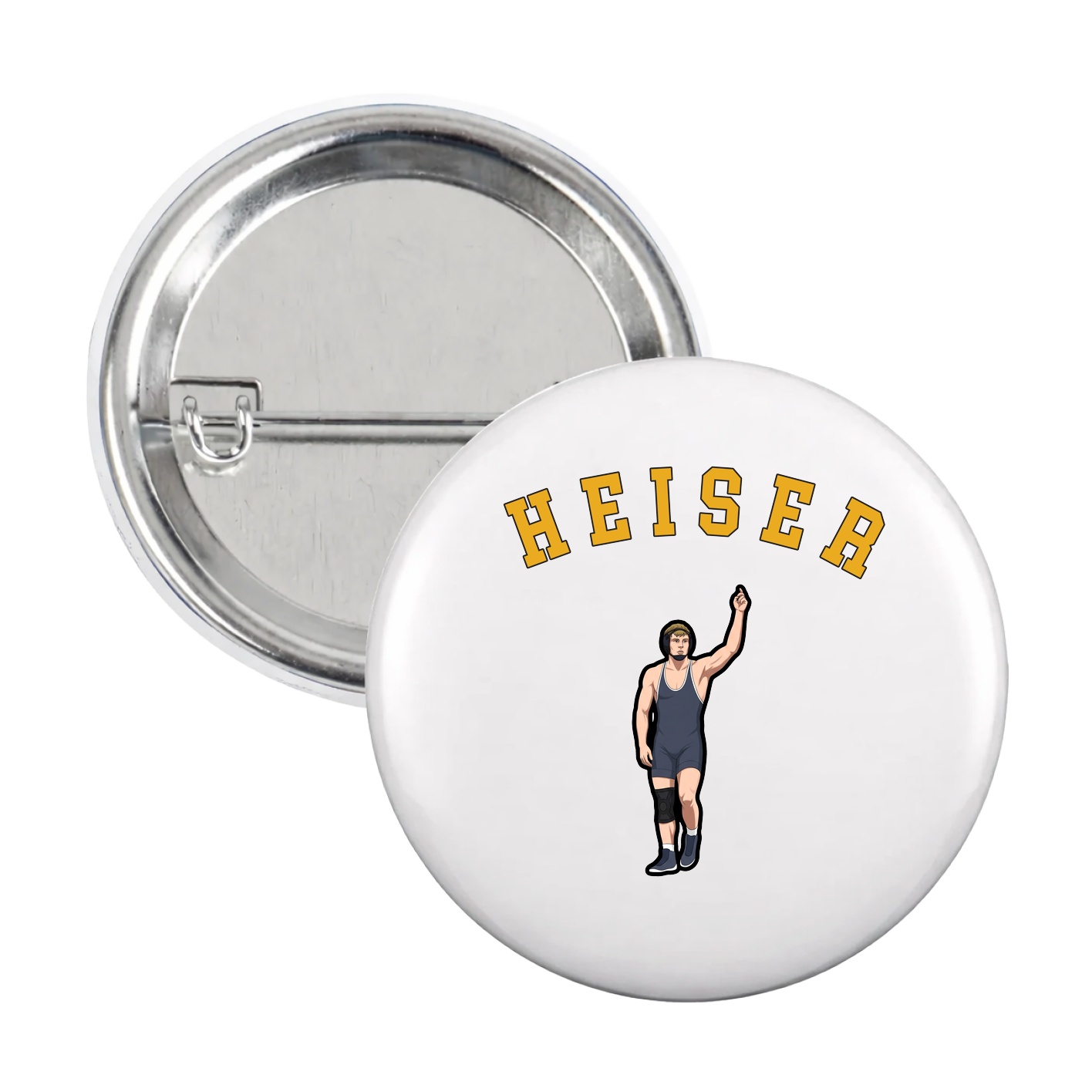 Game Day Button — Shirsey Arch in White