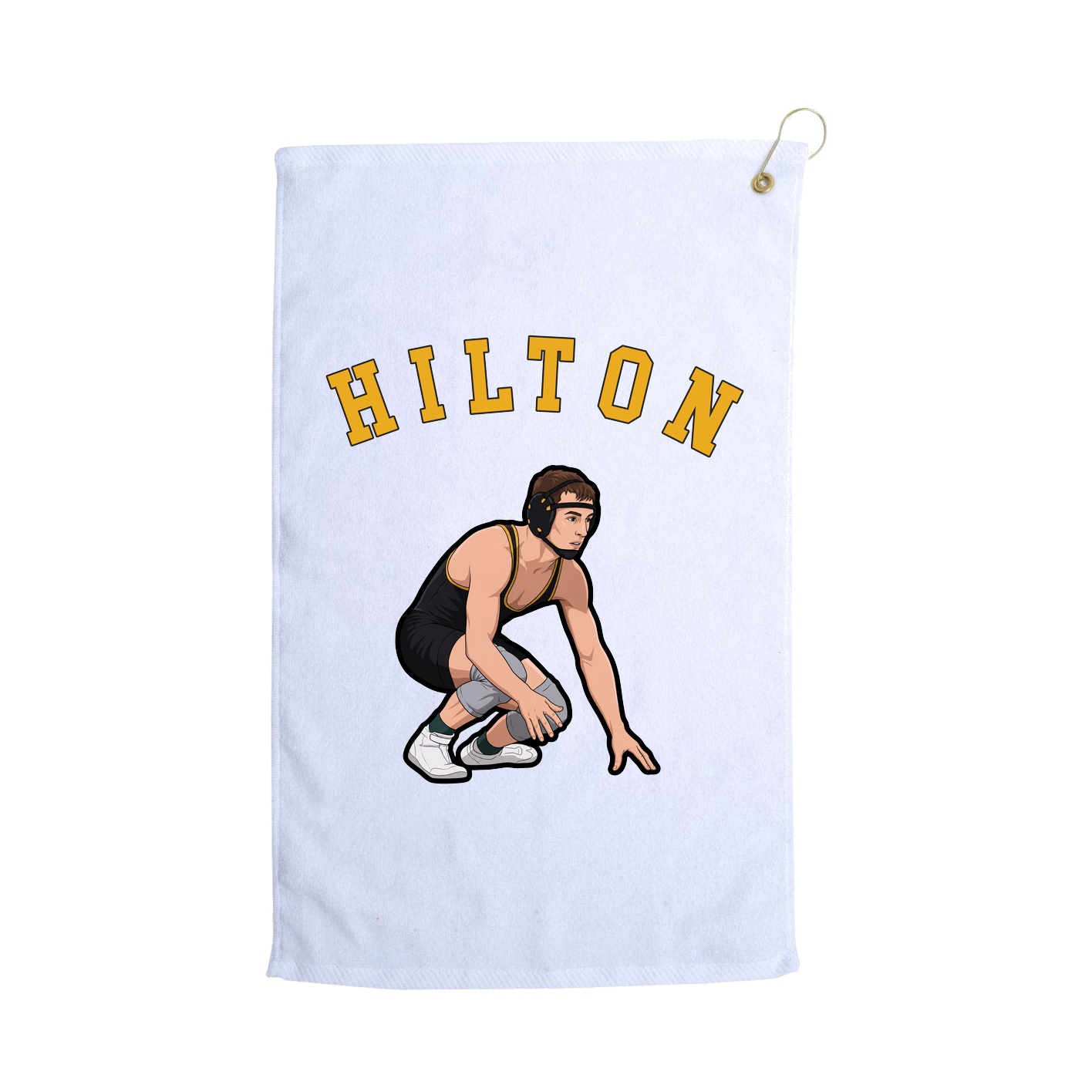 Golf Towel — Shirsey Arch in White