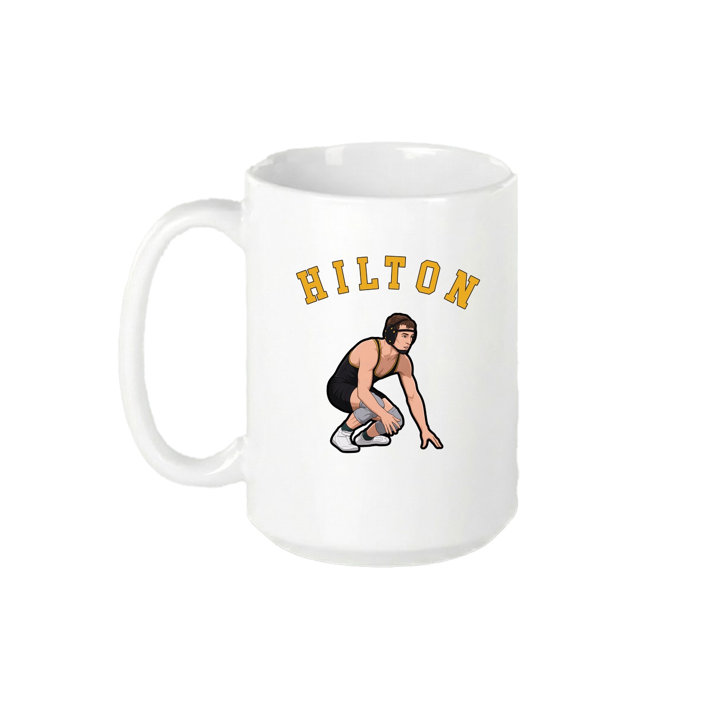 15oz Coffee Mug — Shirsey Arch in White