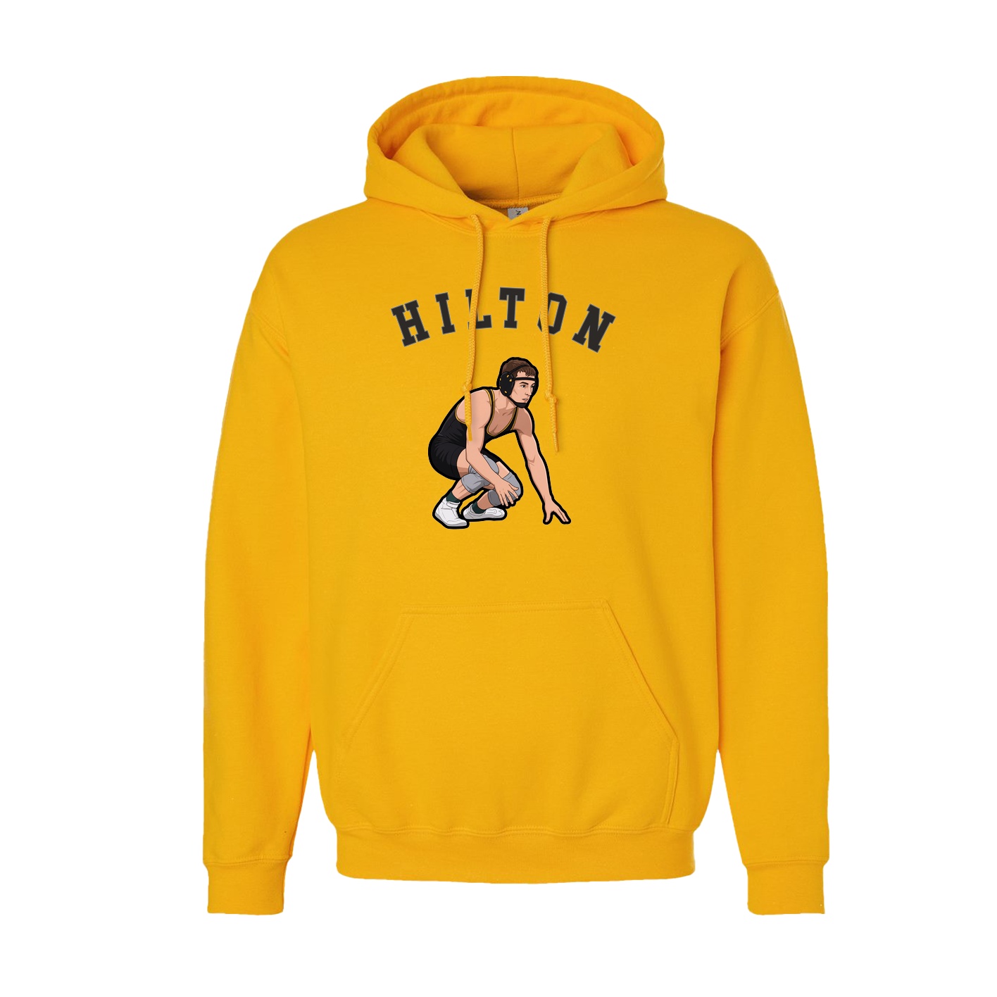 Youth Hoodie — Shirsey Arch in Gold