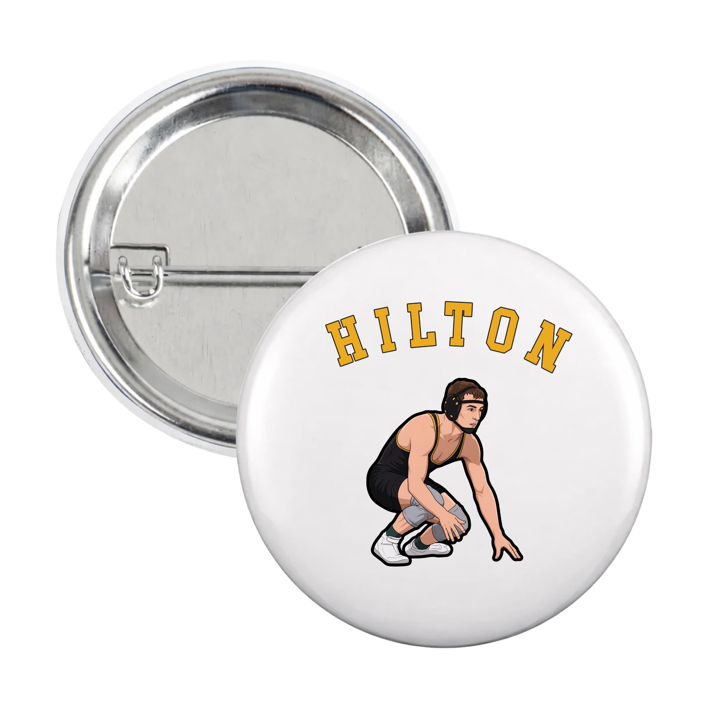 Game Day Button — Shirsey Arch in White