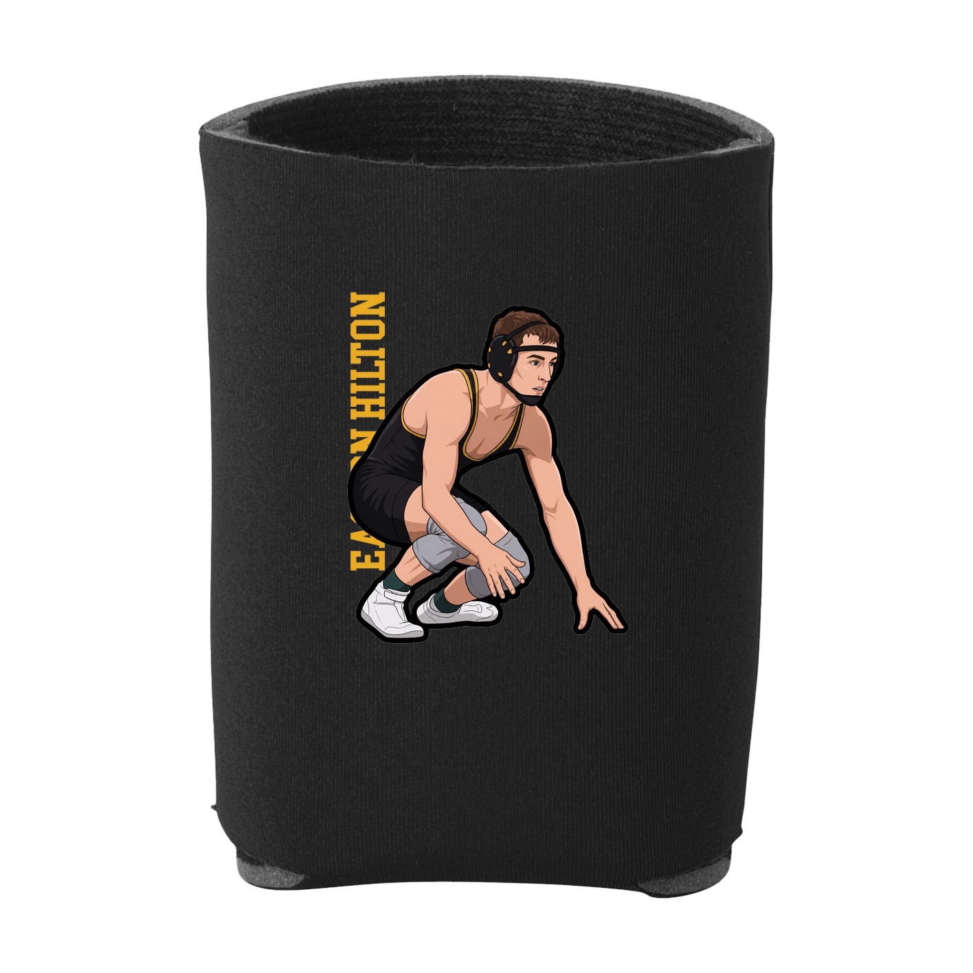 Can Holder — Name Vertical in Black