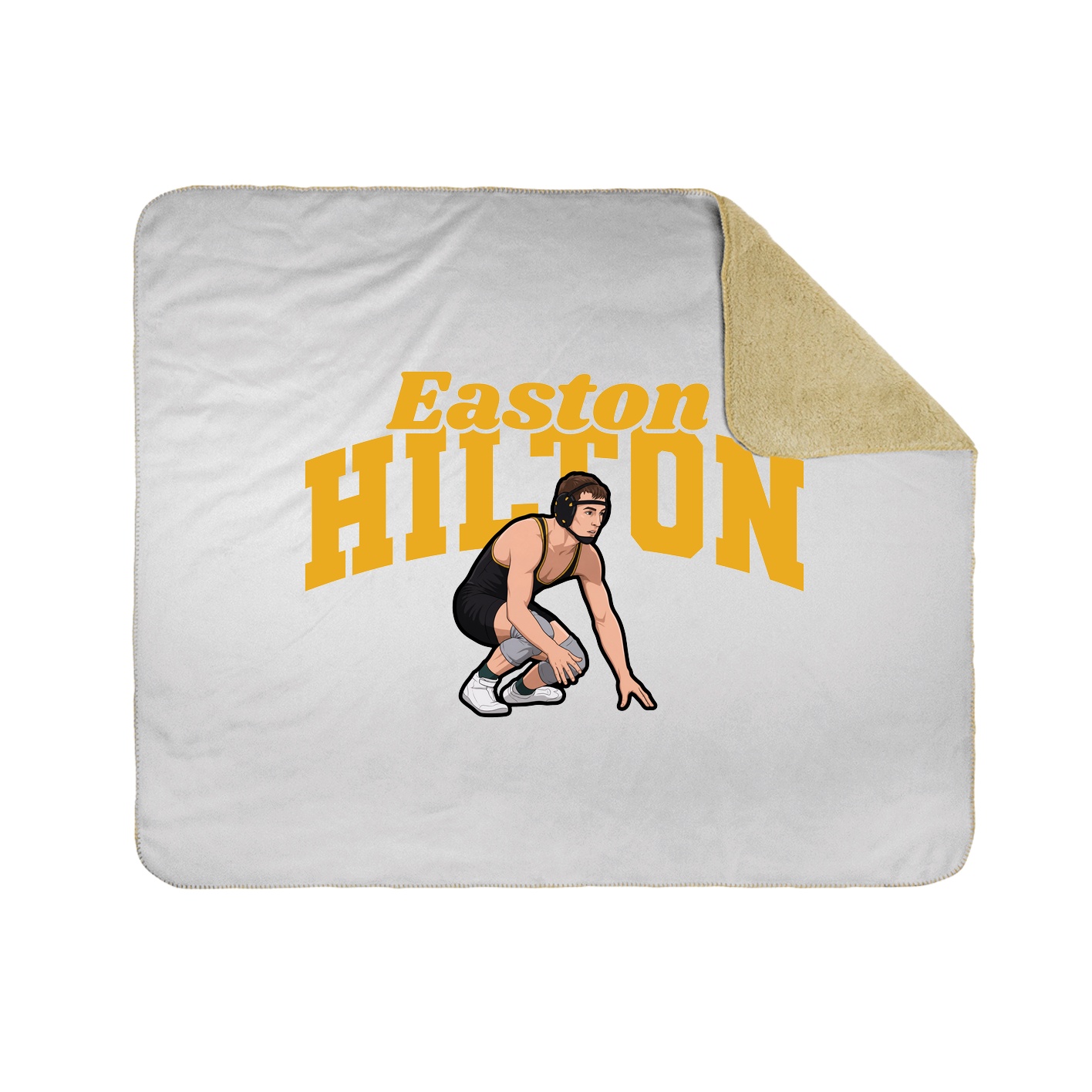 Throw Blanket — Signature Arch in White