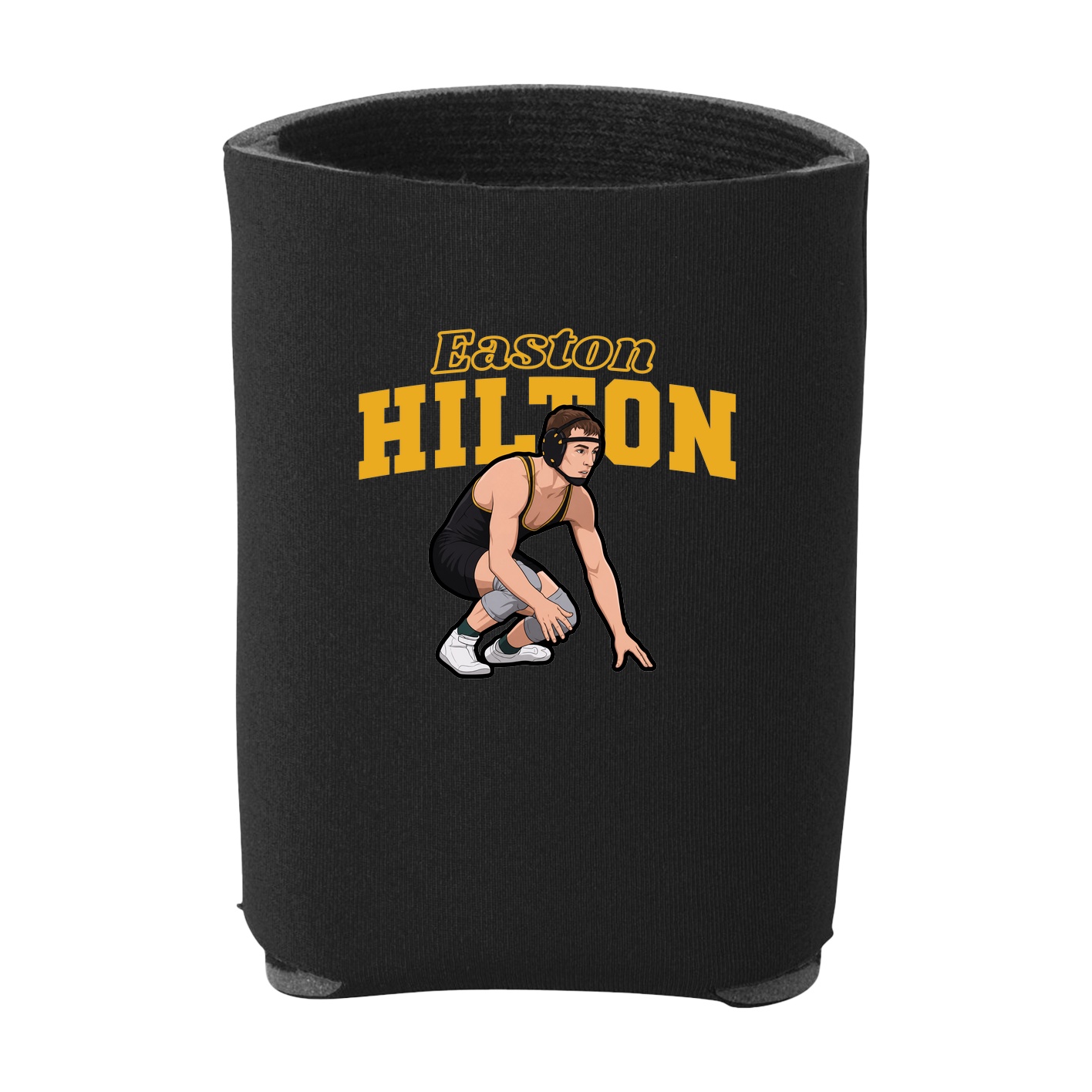 Can Holder — Name Arch in Black