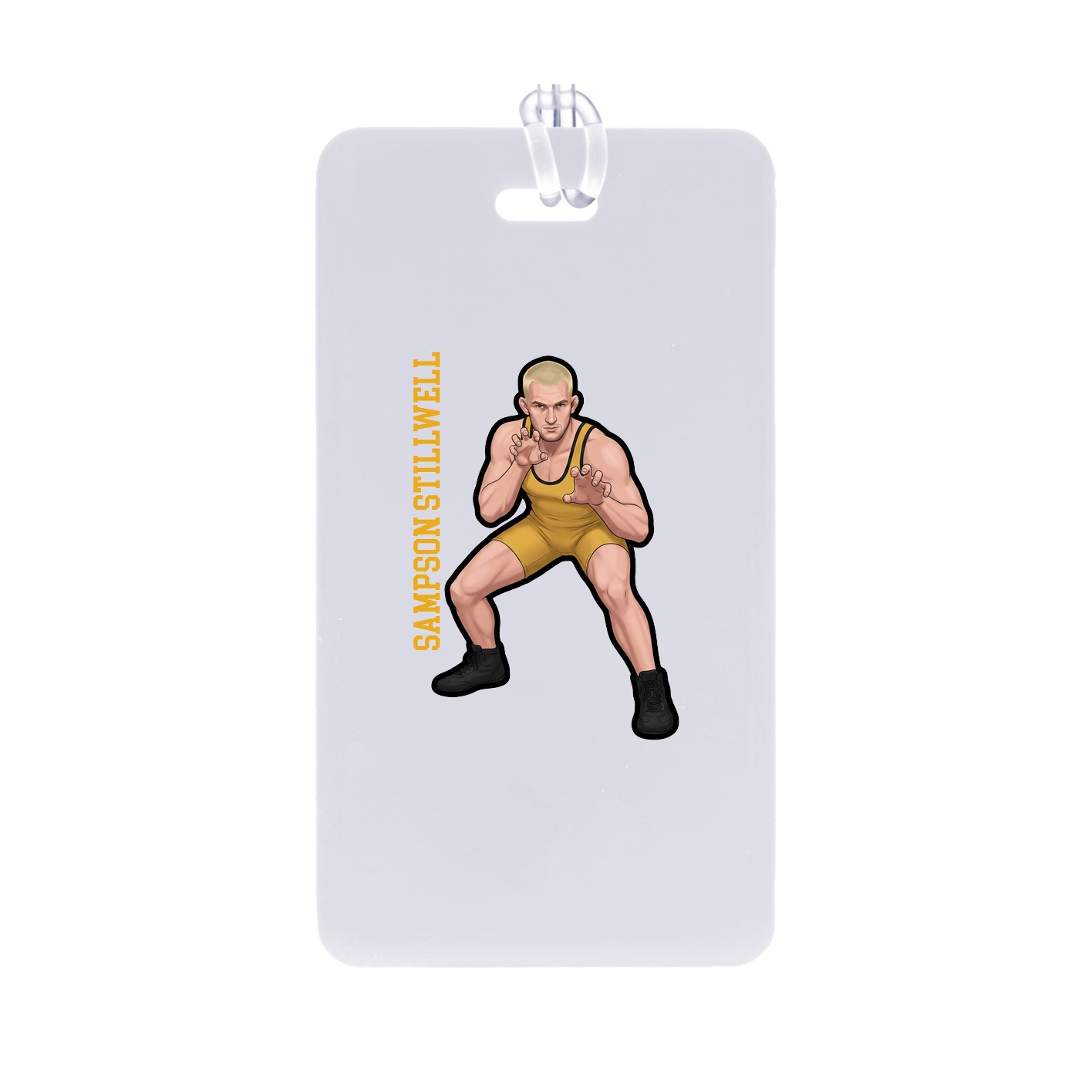 Bag Tag — Name Vertical in Classic