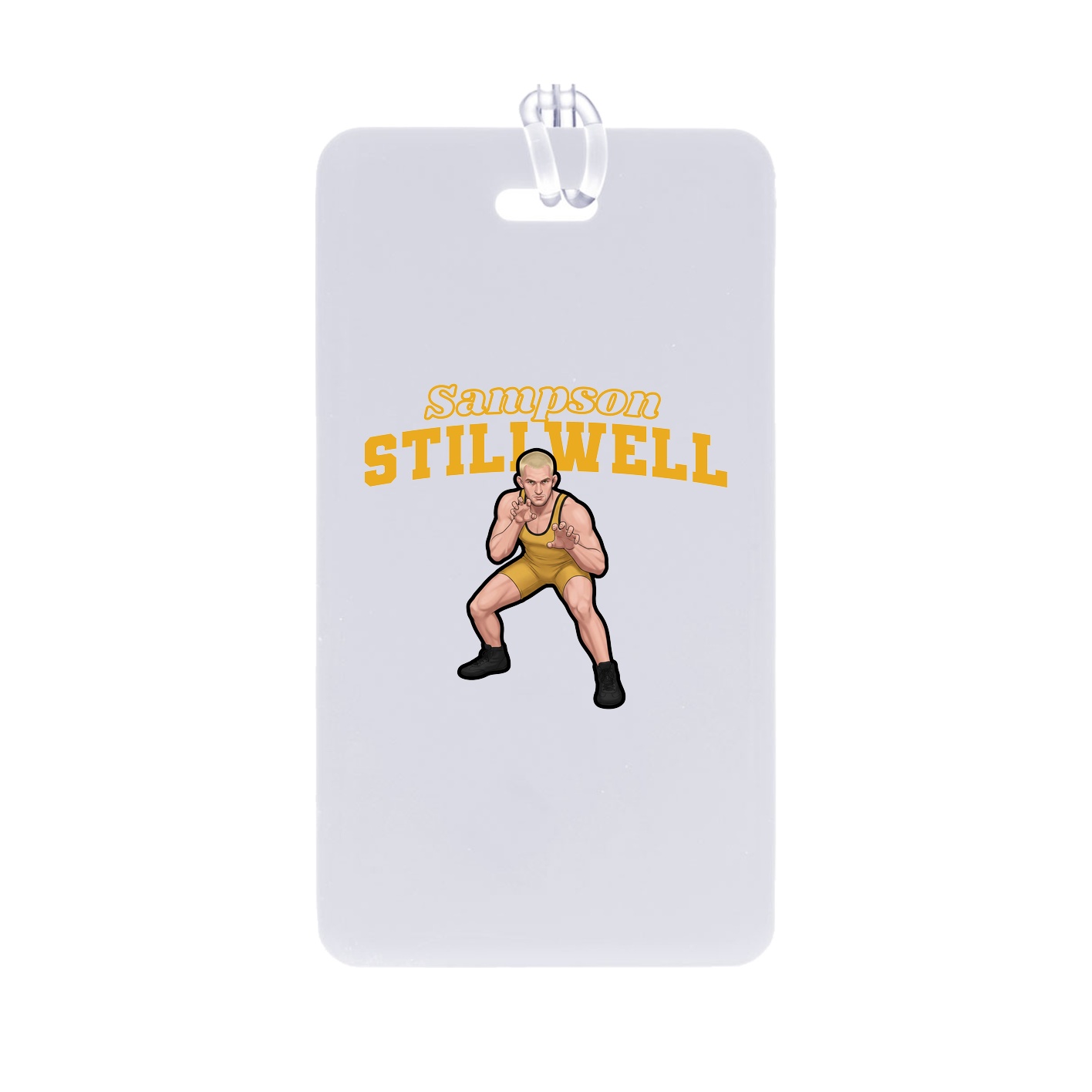 Bag Tag — Name Arch in Classic