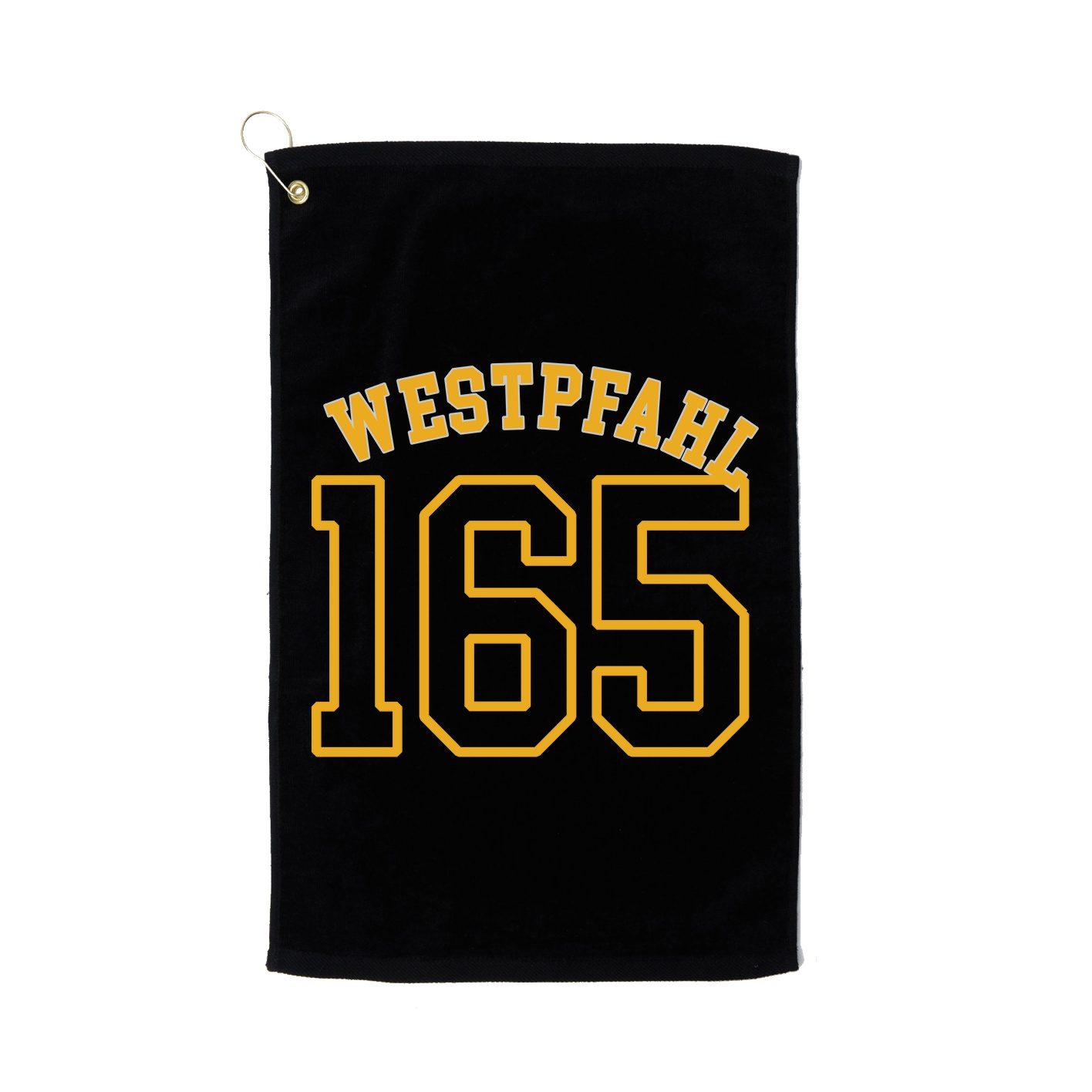 Golf Towel — Shirsey Arch in Black