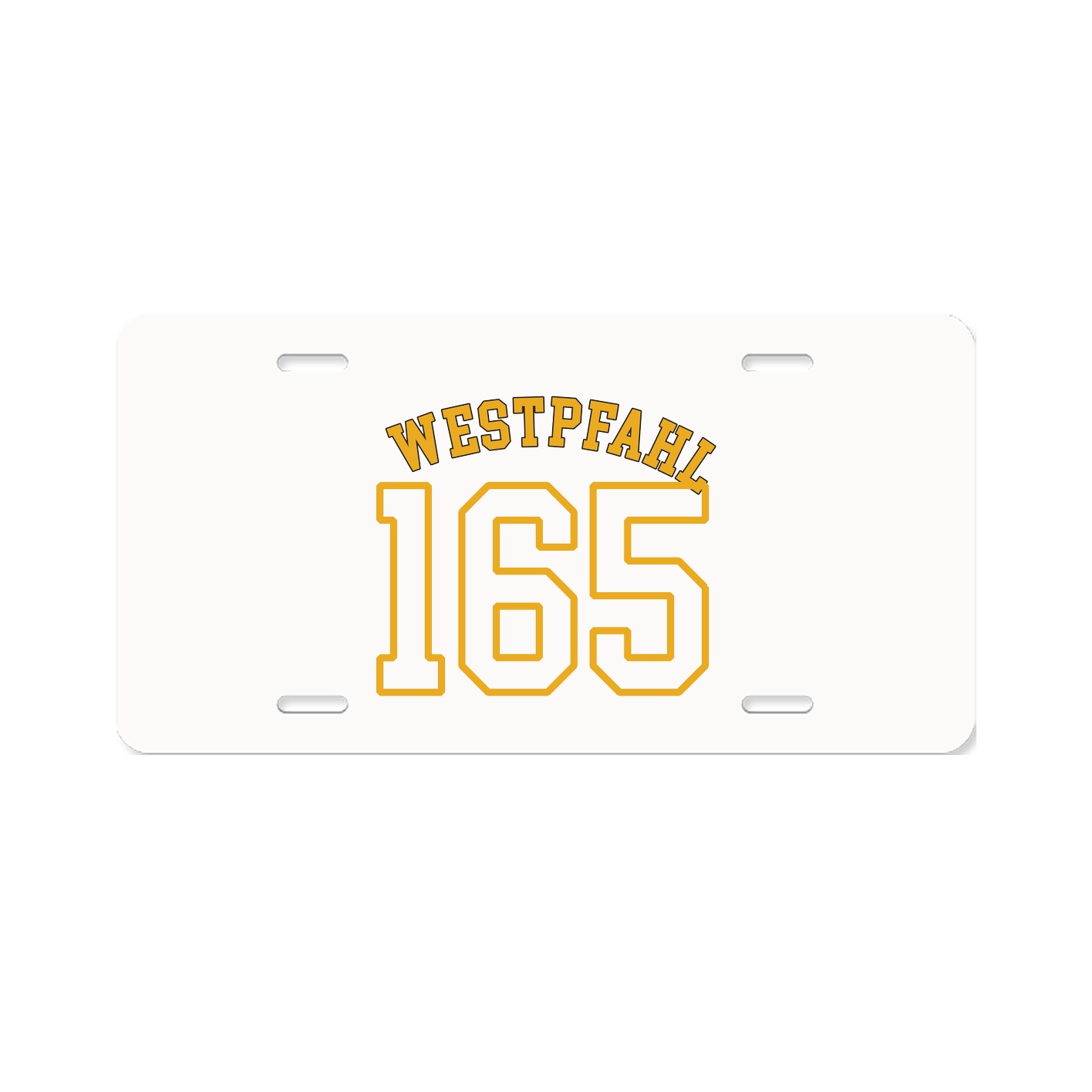 License Plate — Shirsey Arch in Classic