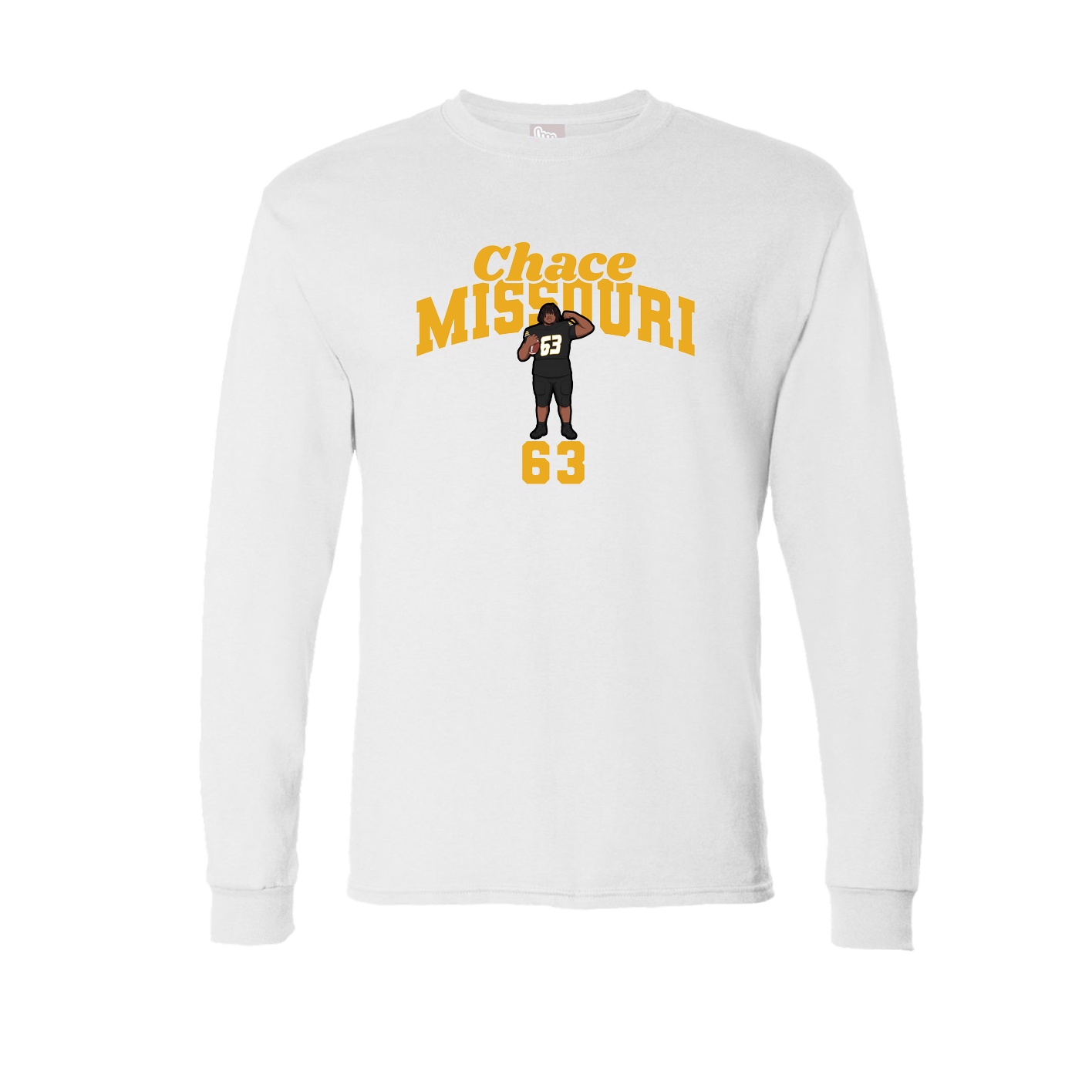 Long Sleeve Tee — Signature Arch in White