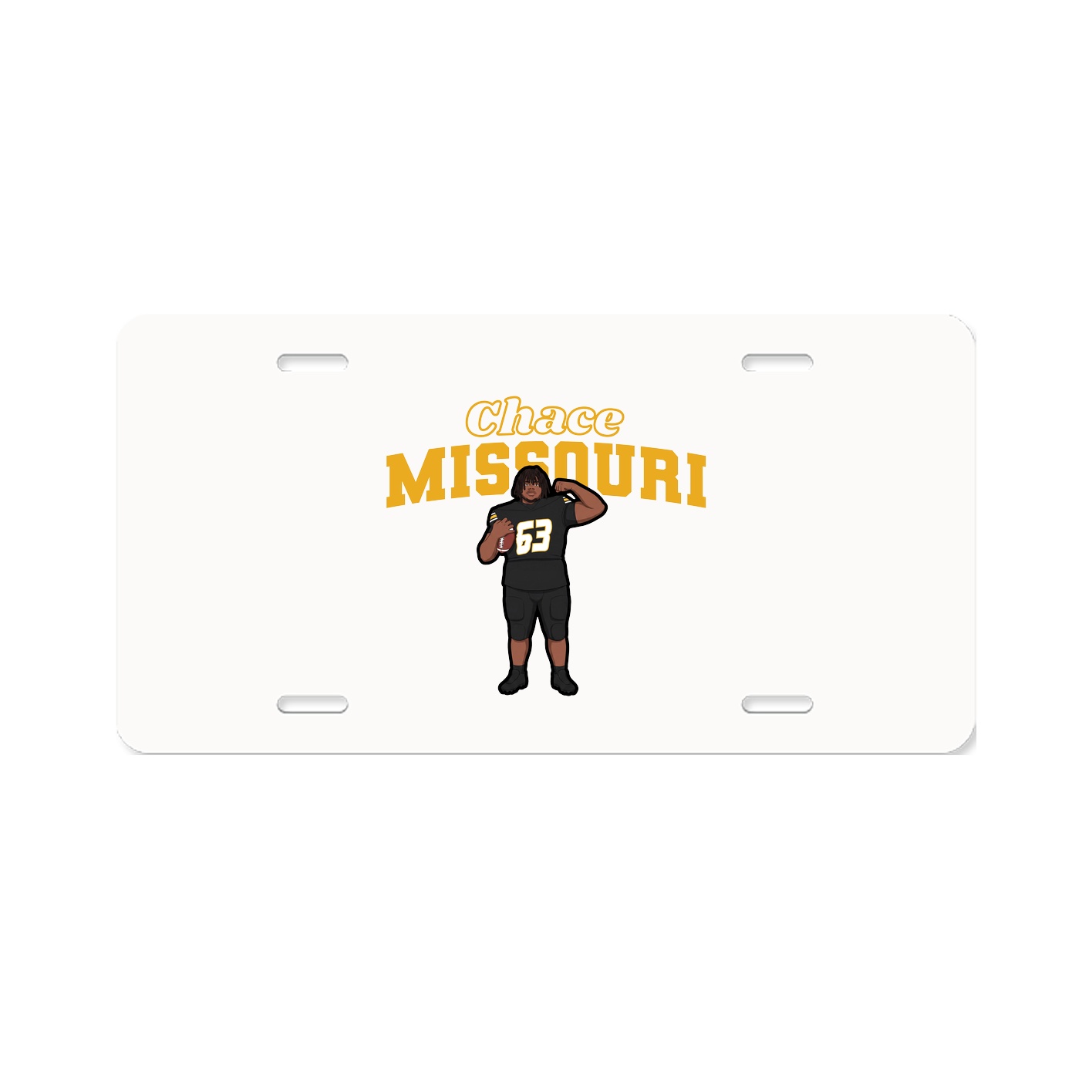 License Plate — Name Arch in Classic