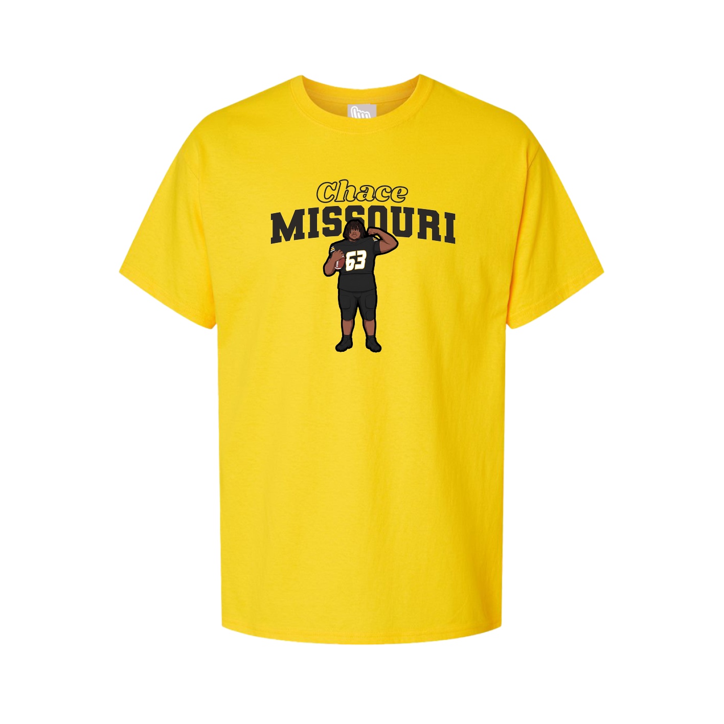 Youth Tee — Name Arch in Gold