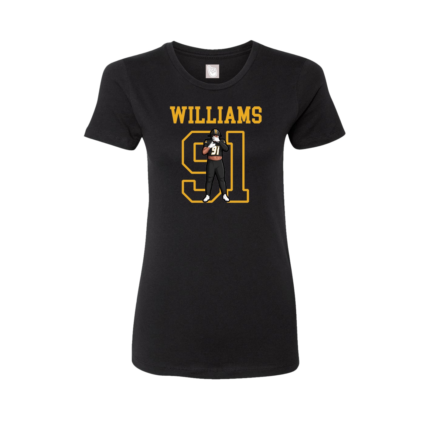 Fitted Women's Tee — Shirsey in Black