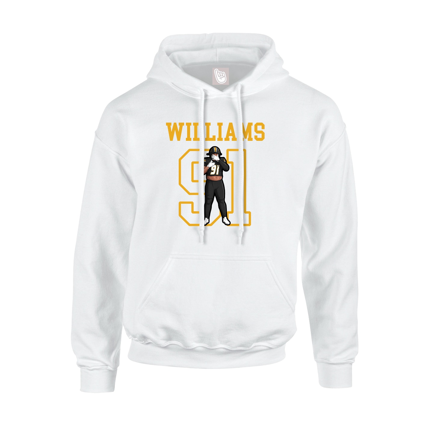 Youth Hoodie — Shirsey in White