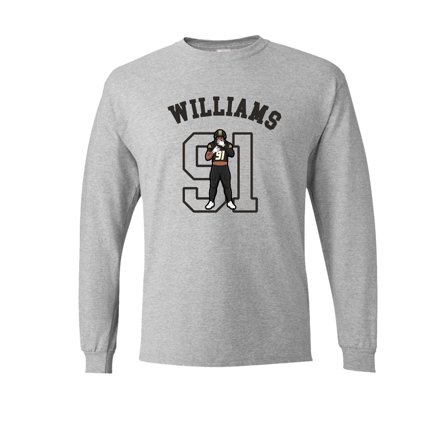 Long Sleeve Tee — Shirsey Arch in Grey