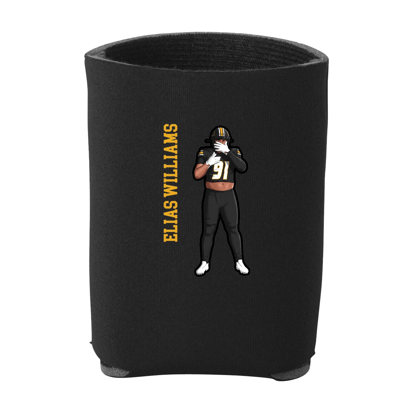 Can Holder — Name Vertical in Black
