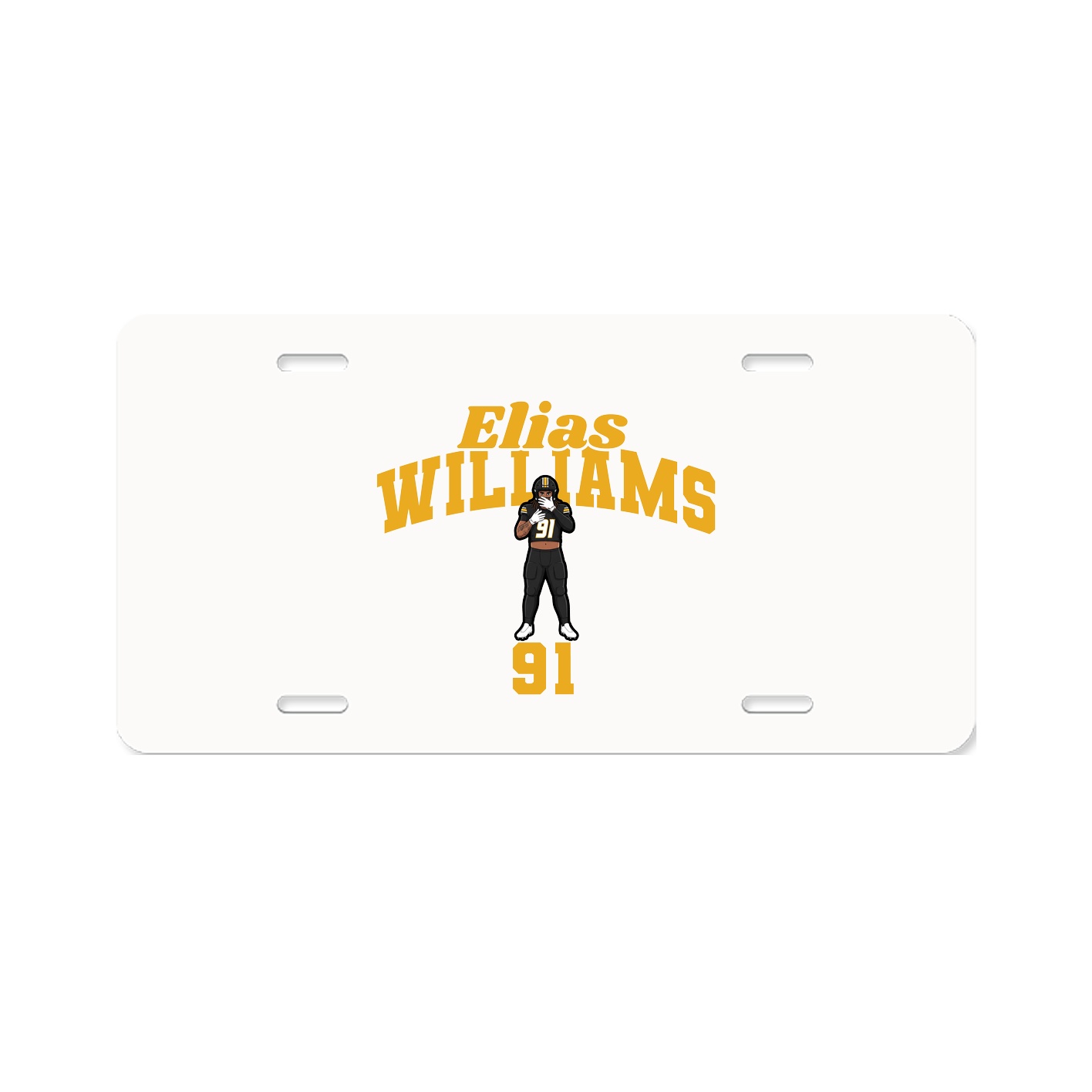 License Plate — Signature Arch in Classic