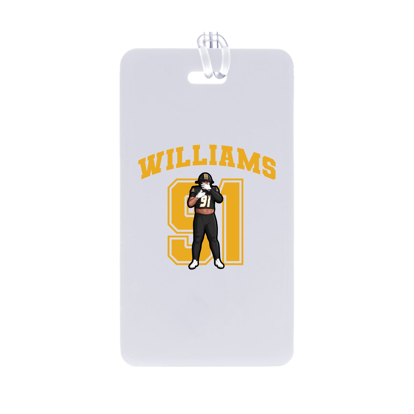 Bag Tag — Number in Classic