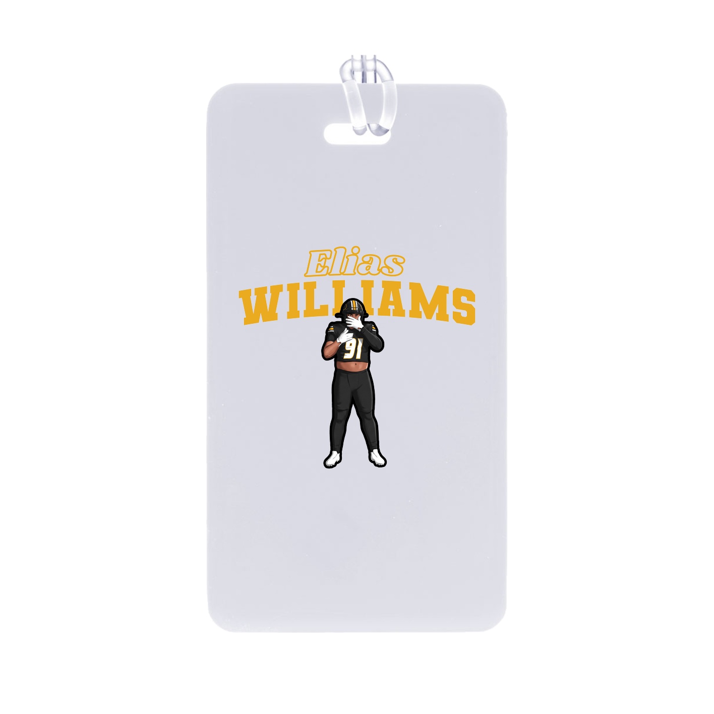 Bag Tag — Name Arch in Classic