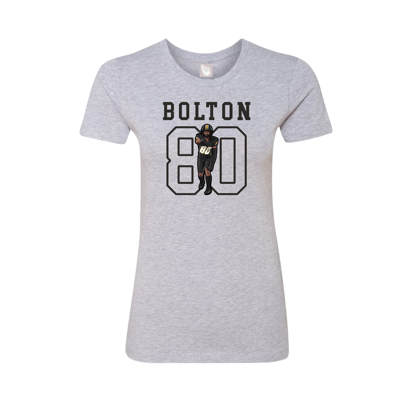 Fitted Women's Tee — Shirsey in Grey