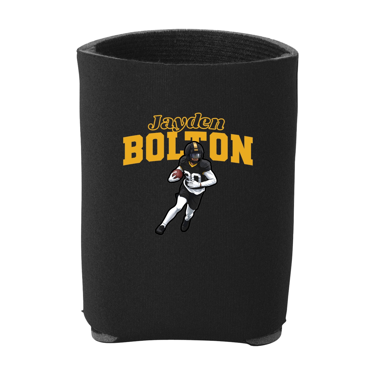Can Holder — Name Arch in Black