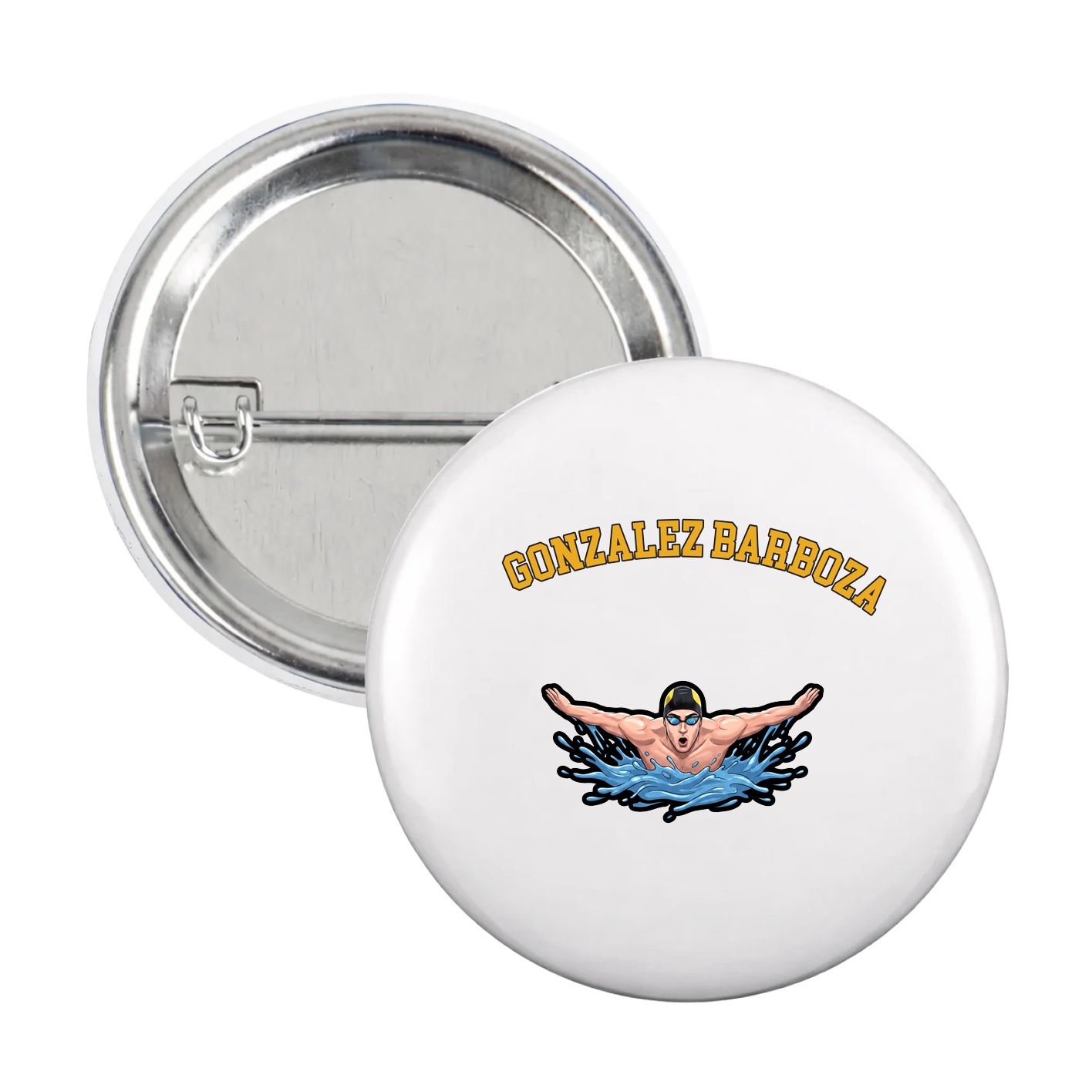 Game Day Button — Shirsey Arch in White