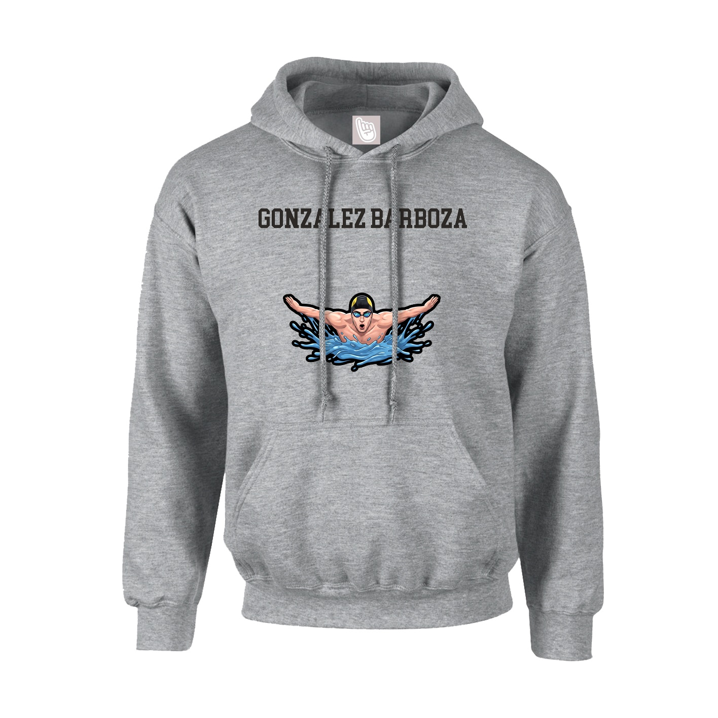 Hoodie — Shirsey in Grey